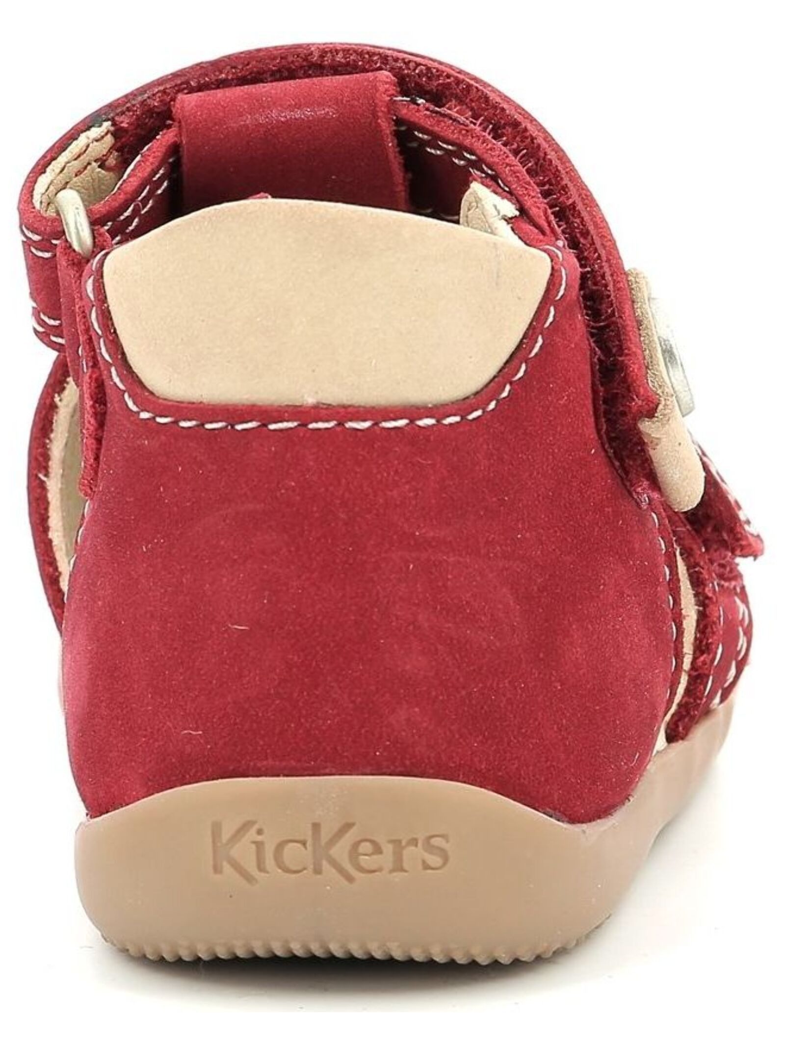 Kickers Halbschuhe Nubukleder . Klettschuh
