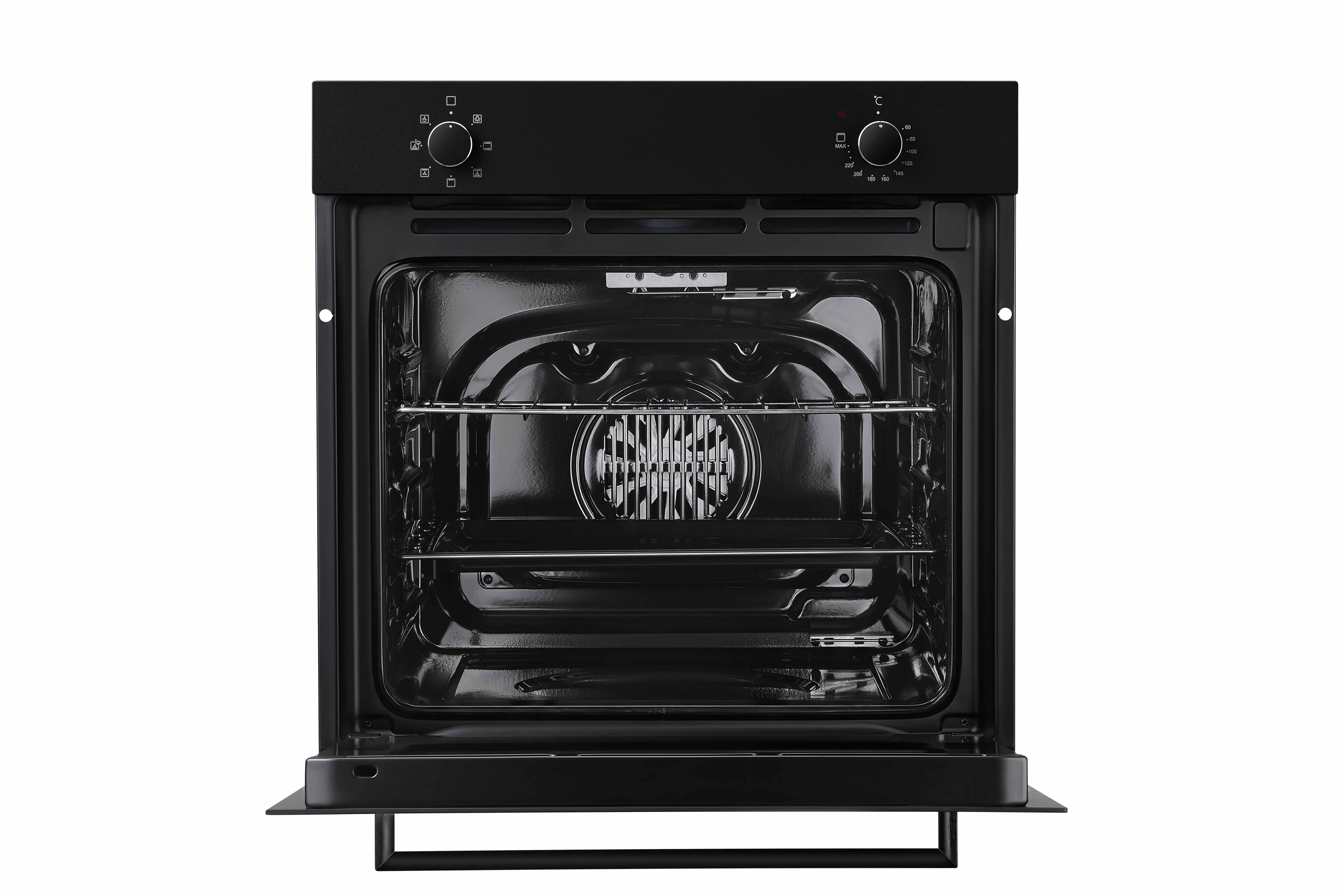 RESPEKTA Backofen-Set ASET121M5500 Janis, 72 Liter Garraum; 7 Beheizungsarten; Backofen mattschwarz