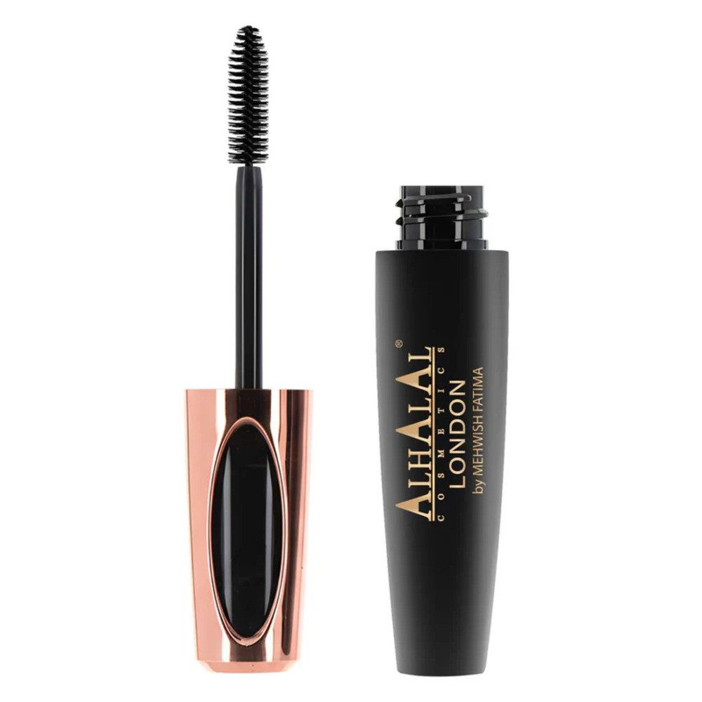 Alhalal Cosmetics Mascara Halal-zertifiziert, vegan & alkoholfrei, Klumpenfreie Definition, langer Halt & sanfte Pflege