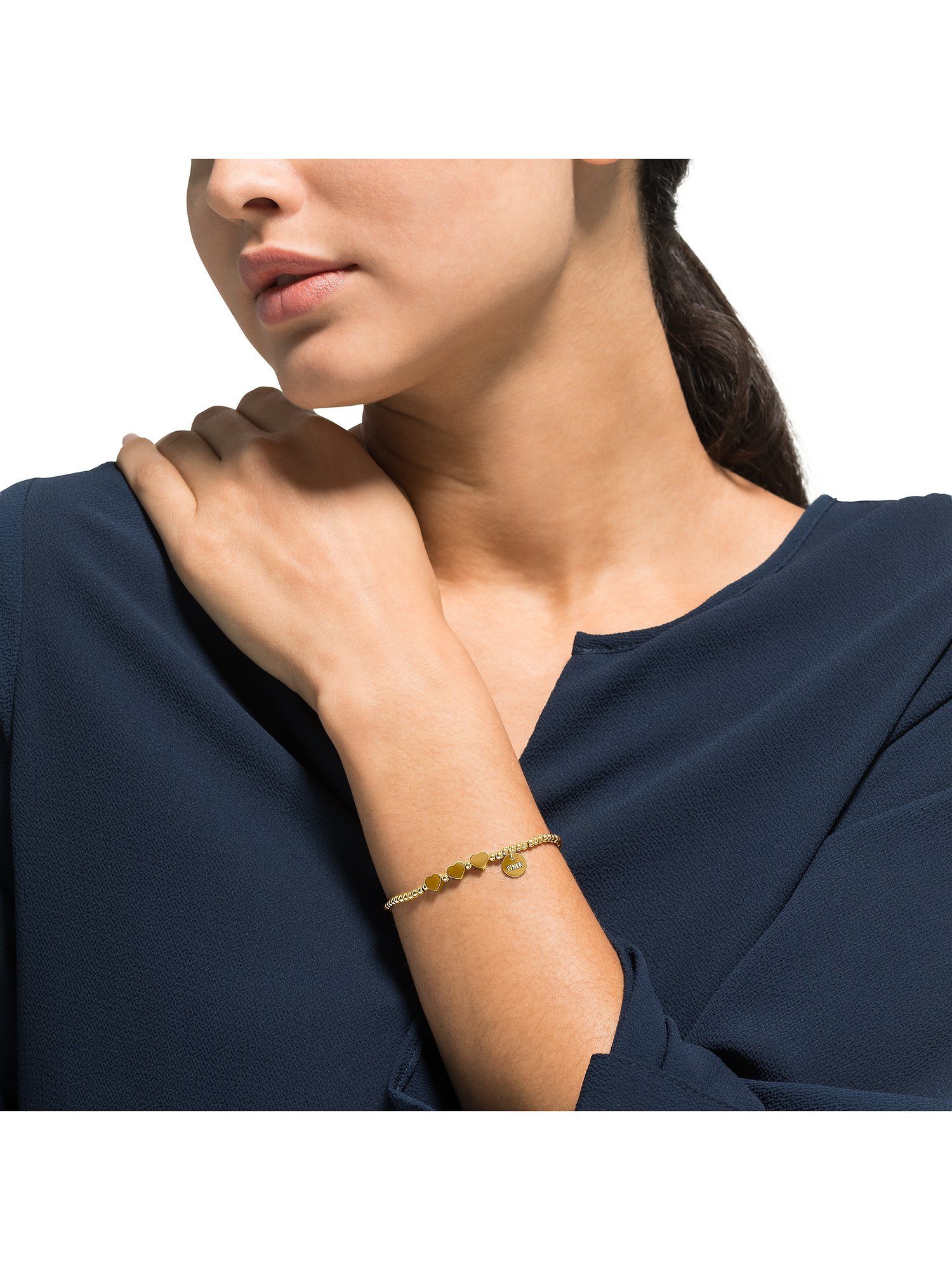 Edelstahlarmband GMK KRETSCHMER gold GUIDO Damen-Armband MARIA Edelstahl