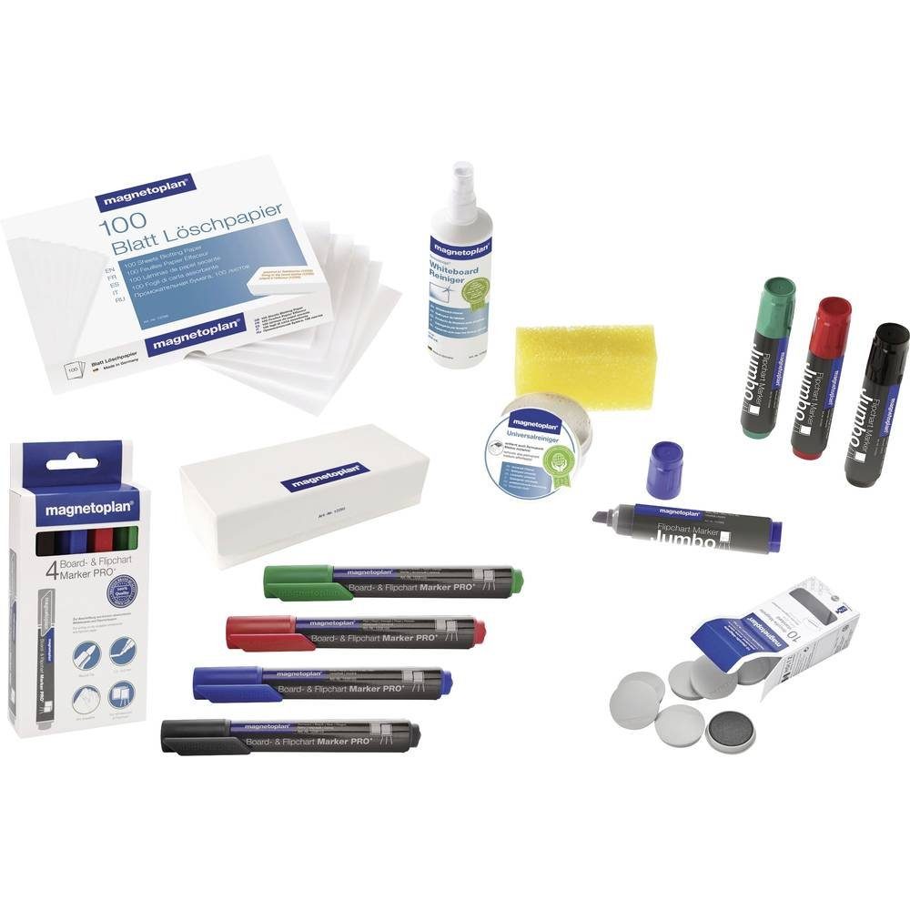 magnetoplan® Flipchartblock Flipchart Zubehör Set 12299F