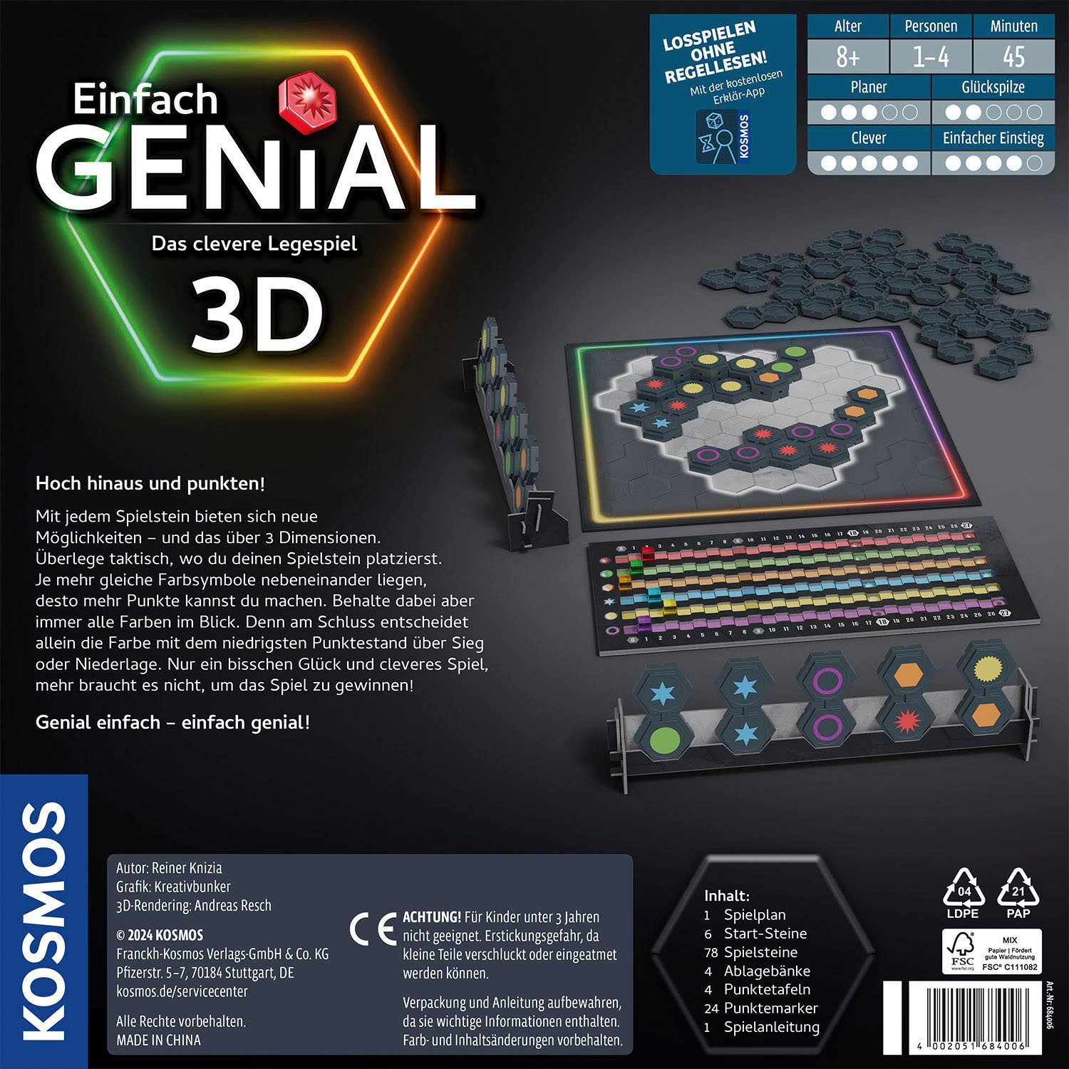 Kosmos Spiel Einfach genial 3D
