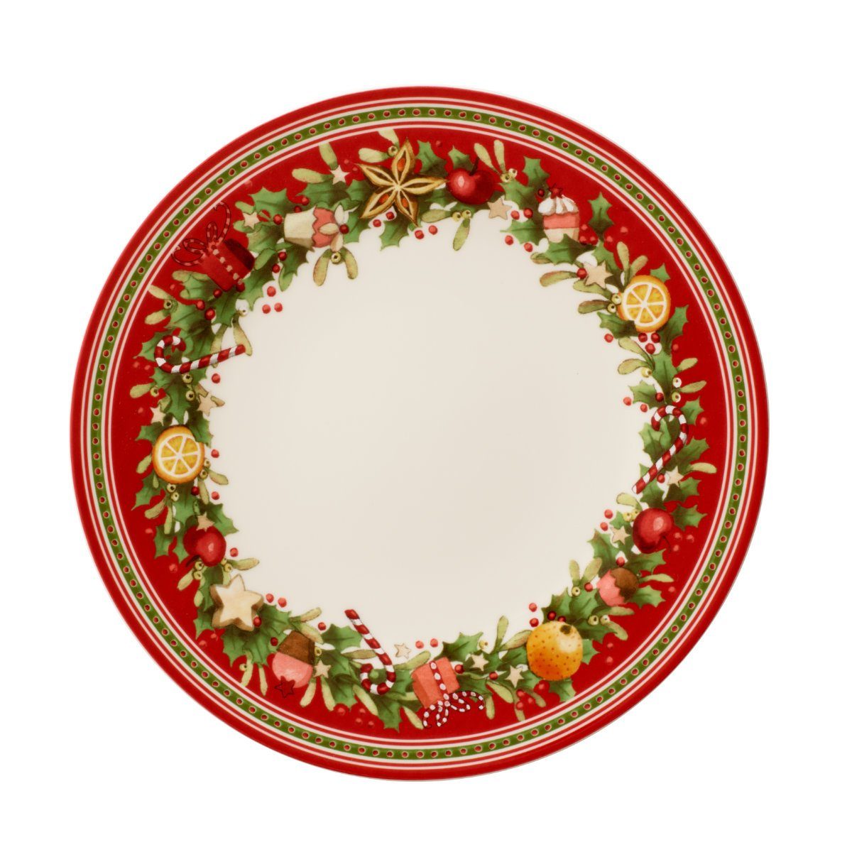 Villeroy & Boch Speiseteller Winter Bakery Delight Weihnachtsgeschirr, 27 cm