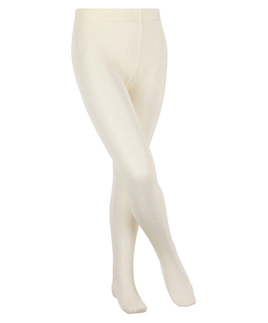 Strumpfhose Romantic Dot (transparent und matte Feinstrumpfhose) cremefarben