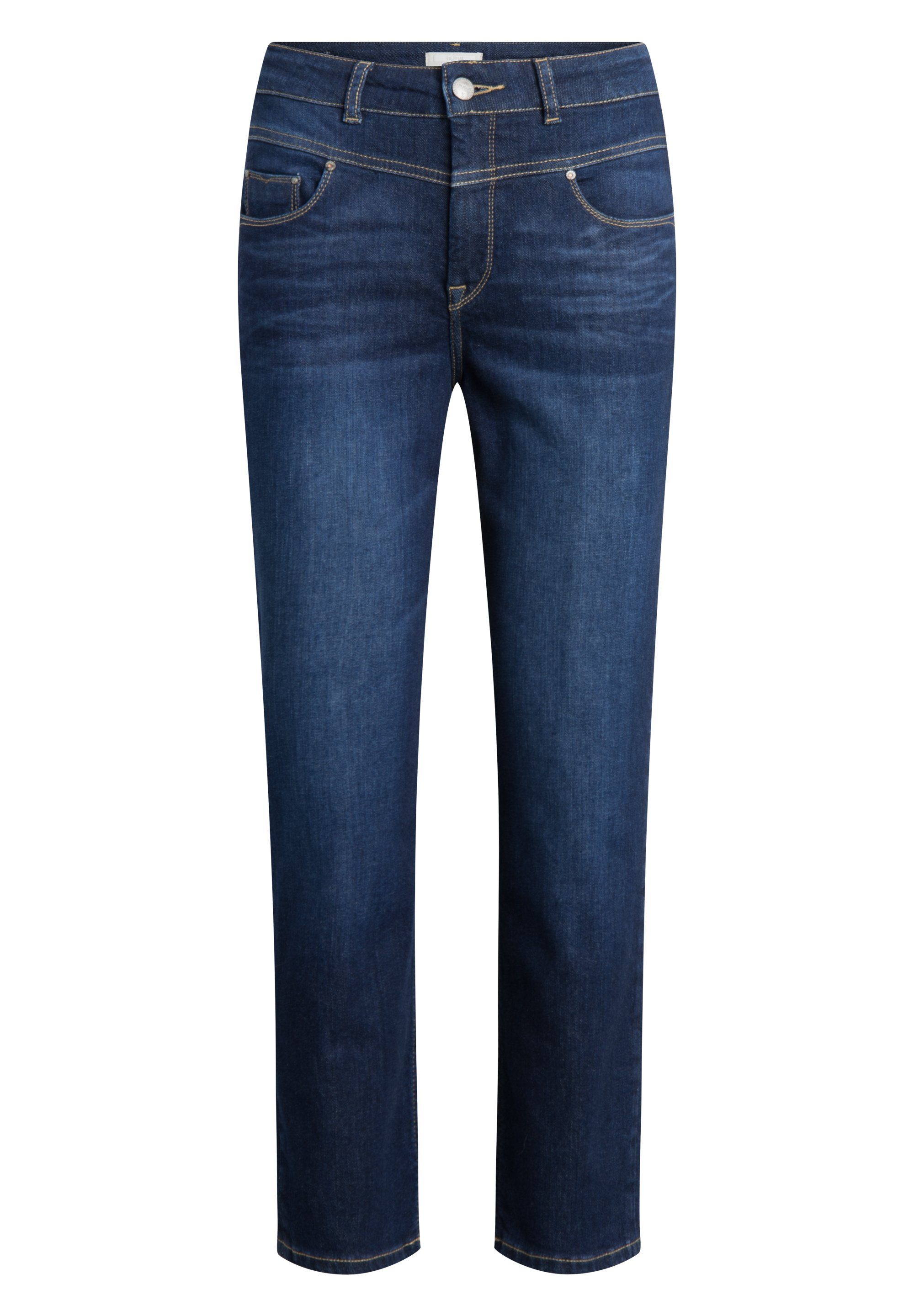 FIVE FELLAS 7/8-Jeans 513-12M Italien, Stretch EMILIE nachhaltig, blau