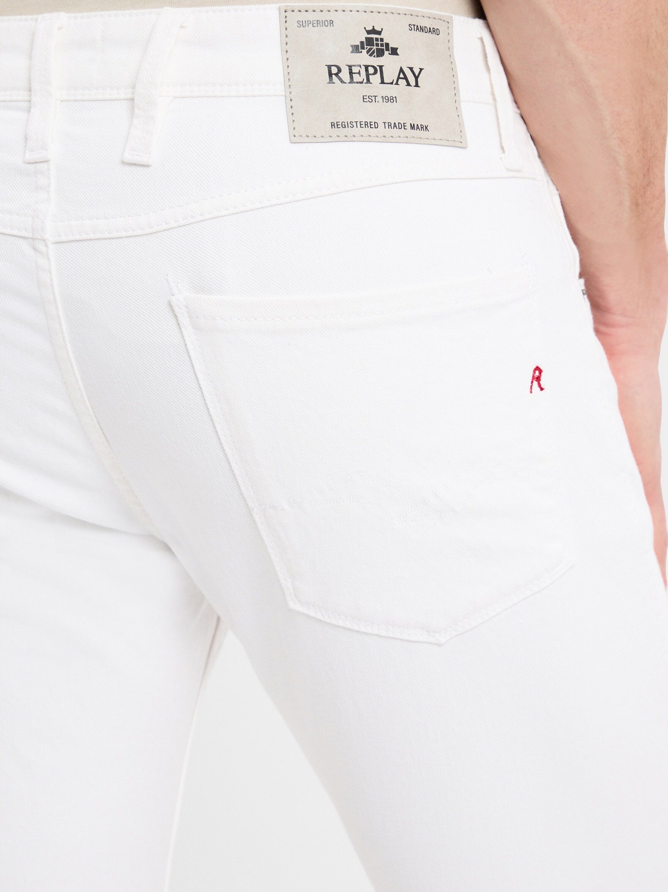 Replay Slim-fit-Jeans Anbass (1-tlg) Weiteres Detail