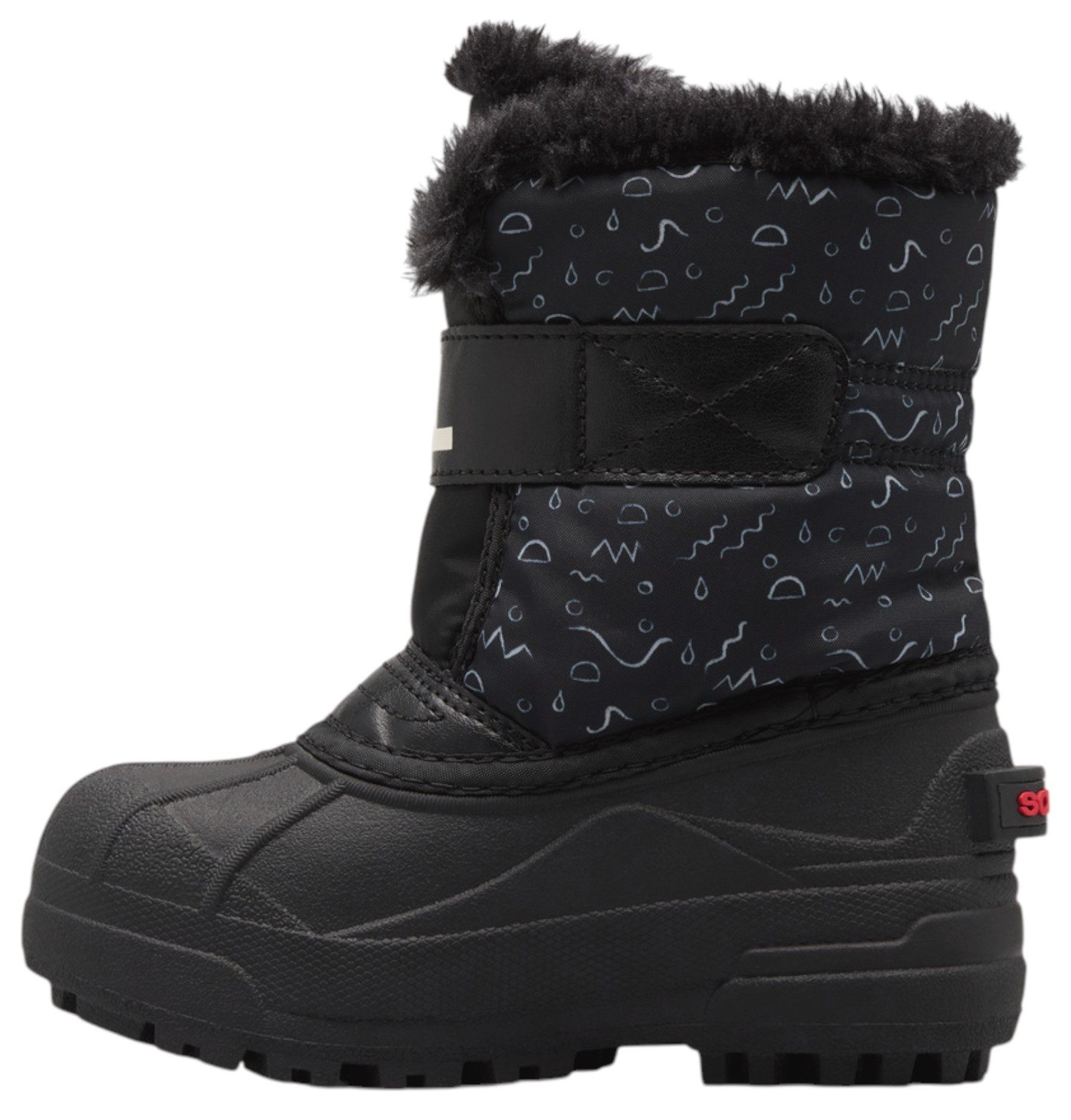 Sorel 2114101 012 Black Bright Red Снігоходи