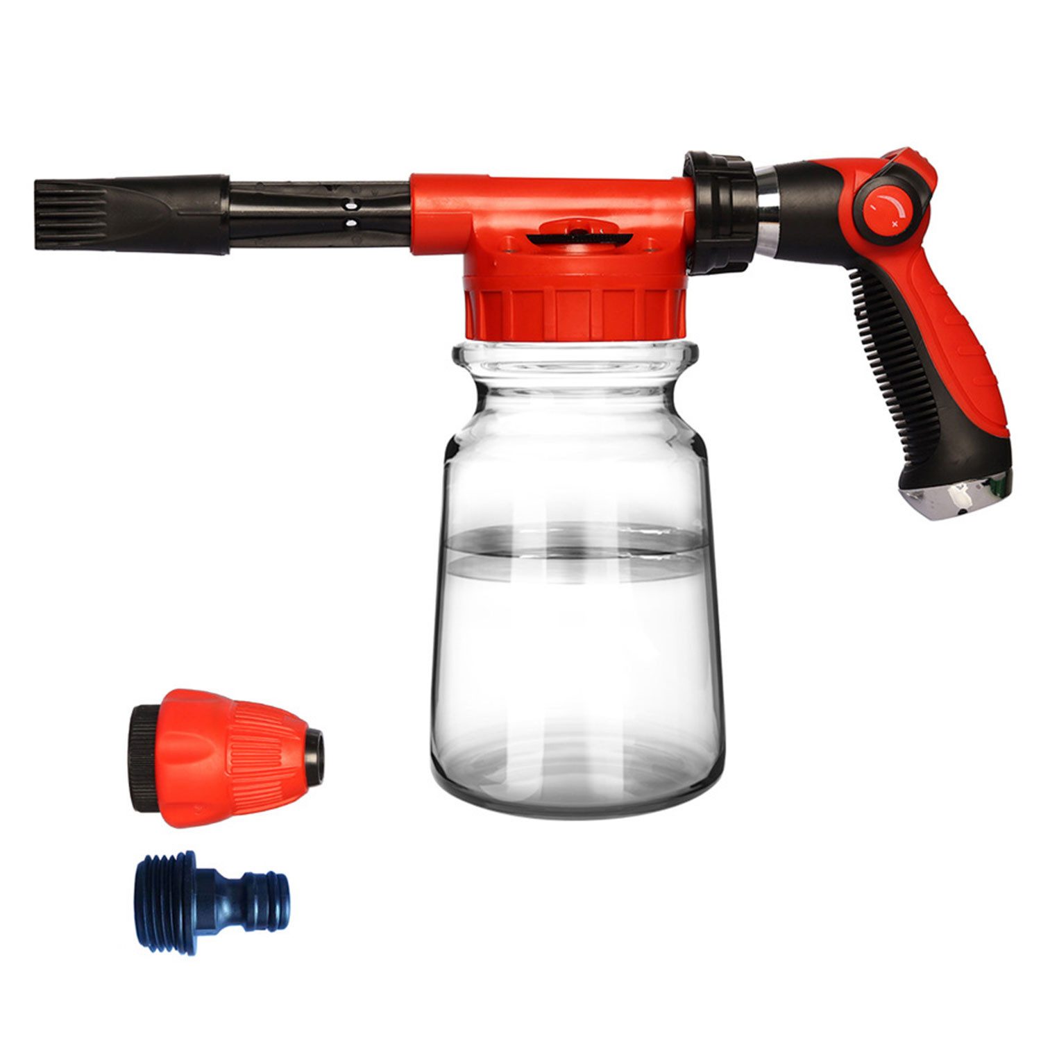 Refttenw Sprühflasche Schaumsprüher 1L Auto Schaumkanone Schaumpistole für Gärten Autowäsche, (1-tlg)