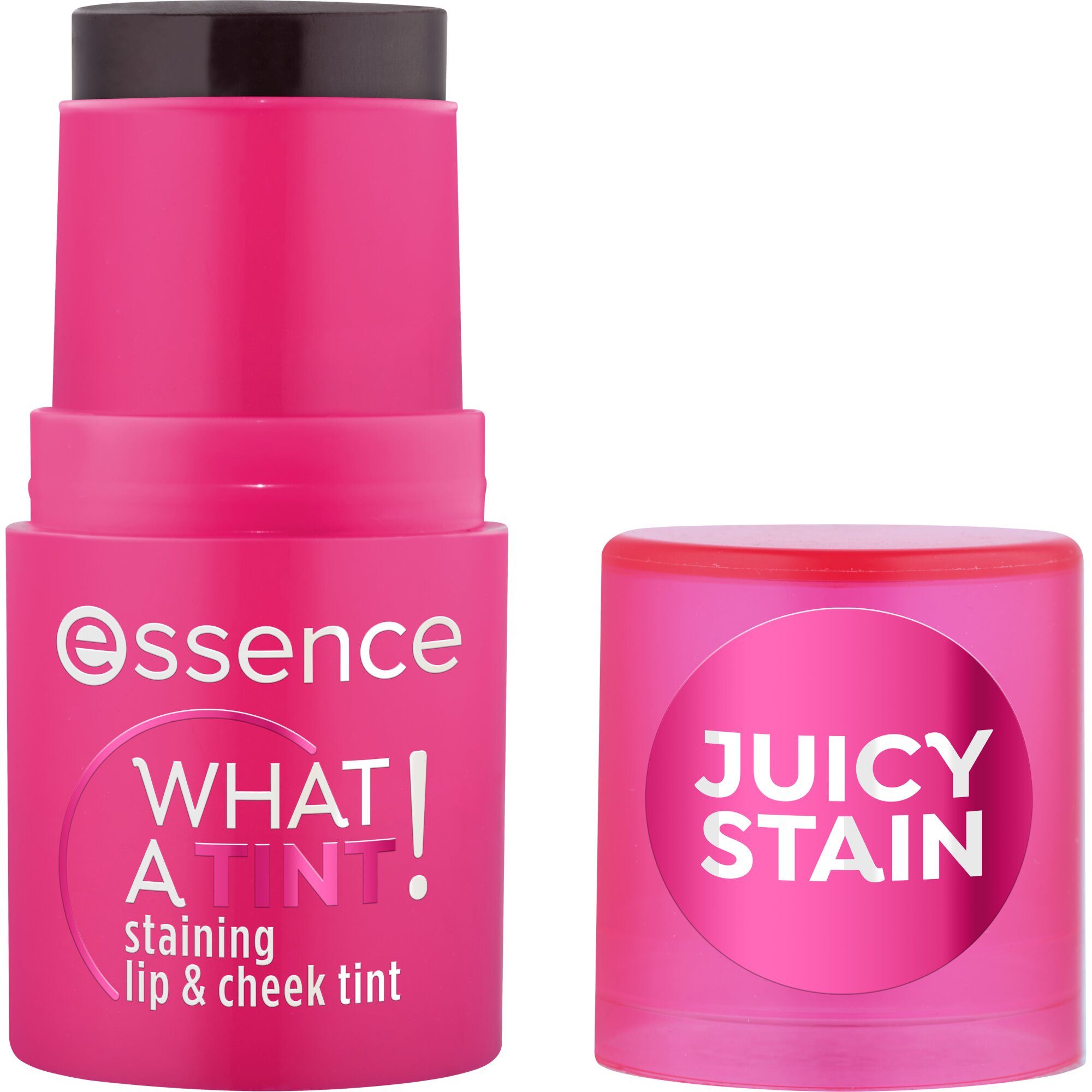 Essence Rouge WHAT A TINT! staining lip & cheek tint, 3-tlg., glänzend, Balsam, leichte Deckkraft, alle Hauttypen