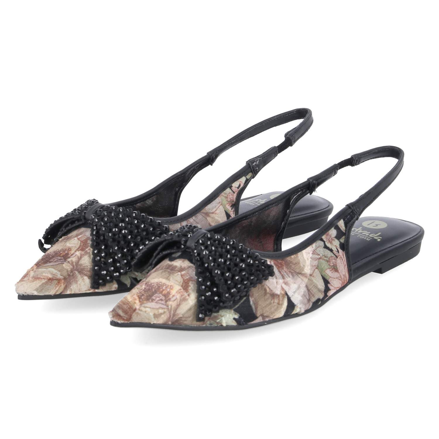 La Strada La Strada 2520725 4001 Damen Textil & Synthetik schwarz Slingpumps