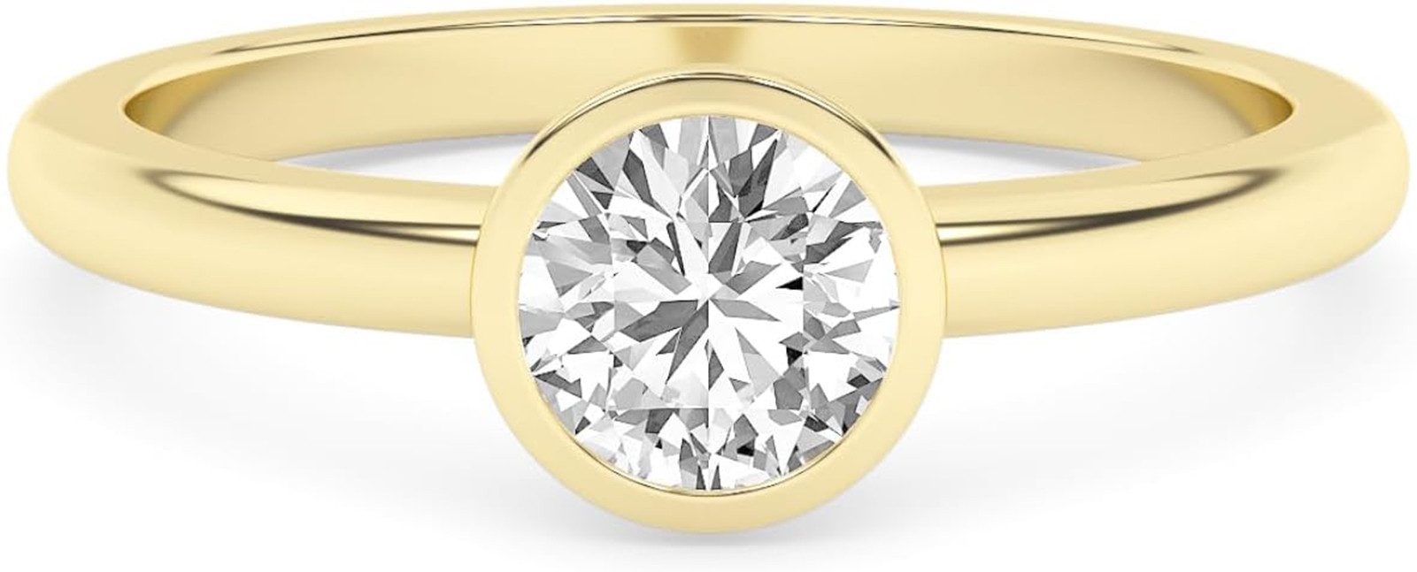 Diamantring 0,5ct/1ct/2ct,Diamantring,585 Goldring,Damenring aus Weißgold,Ehering