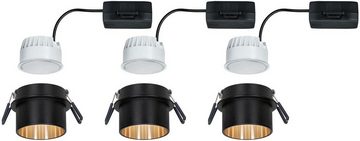 Paulmann LED Einbauleuchte Gil, mehrere Helligkeitsstufen, LED wechselbar, Warmweiß, LED-Modul, 3-Stufen-dimmbar