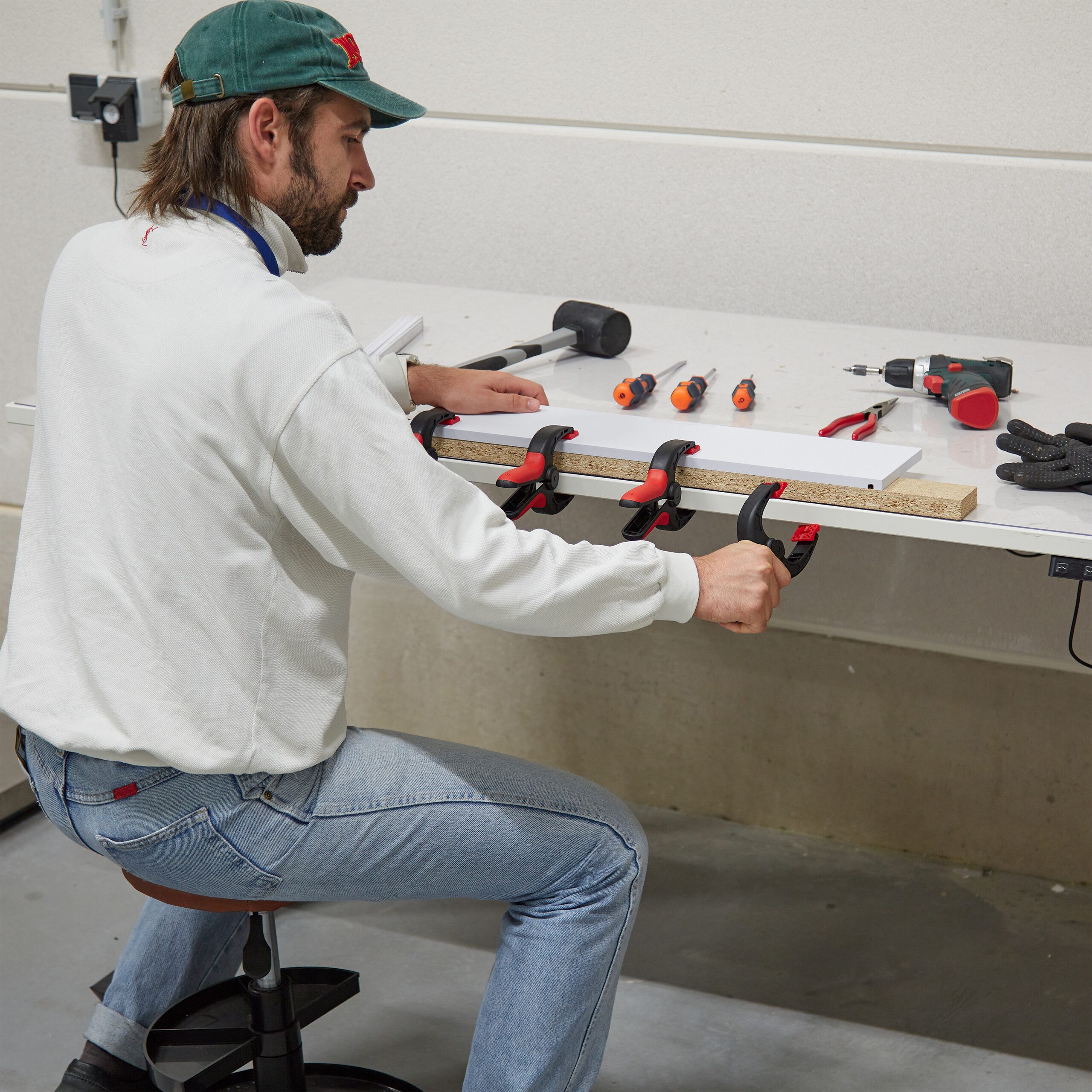 relaxdays Zwinge Klemmzwingen 8er Set