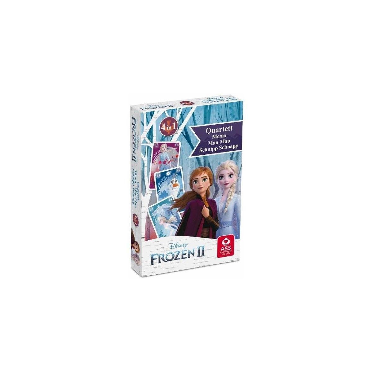 22501548 Mau Quartett - Eiskönigin & - Familienspiel Spiel, Mau Die Disney Altenburger ASS