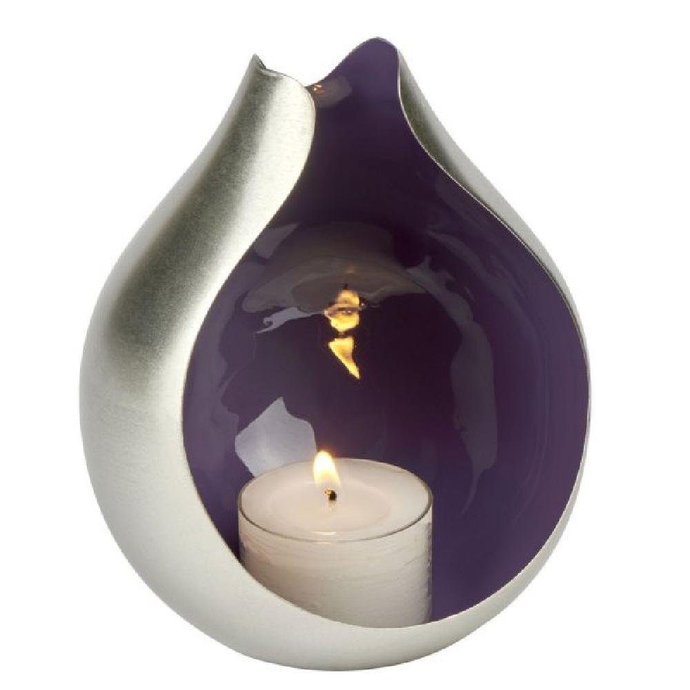 Lambert Kerzenhalter Windlicht (13cm) Eisen Violett