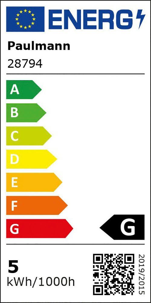 Energieeffizienzklasse: 