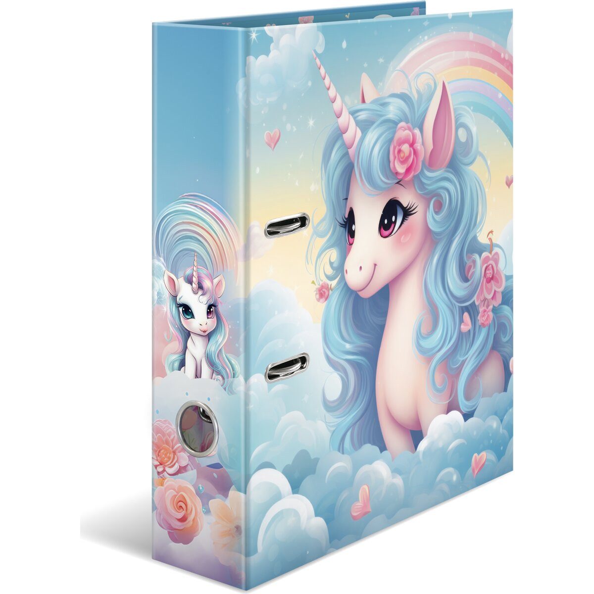 HERMA Aktenordner Motiv-Ordner A4 Happy Unicorns – Bild 2 von 4