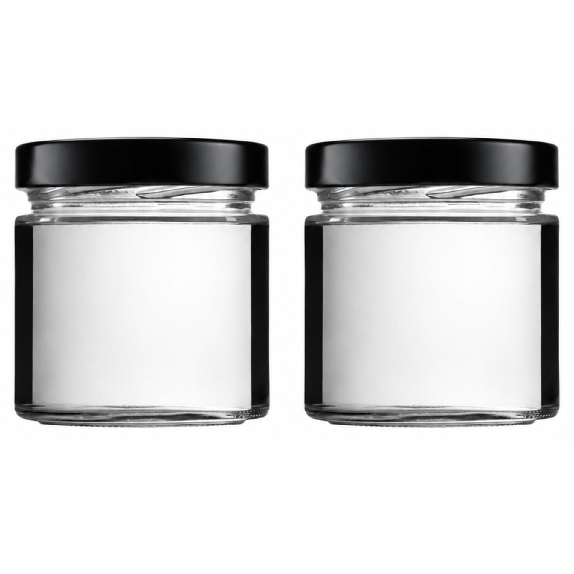 mikken Vorratsglas 2x Aufbewahrungsglas 410 ml mit Schraubdeckel, (2er Set)