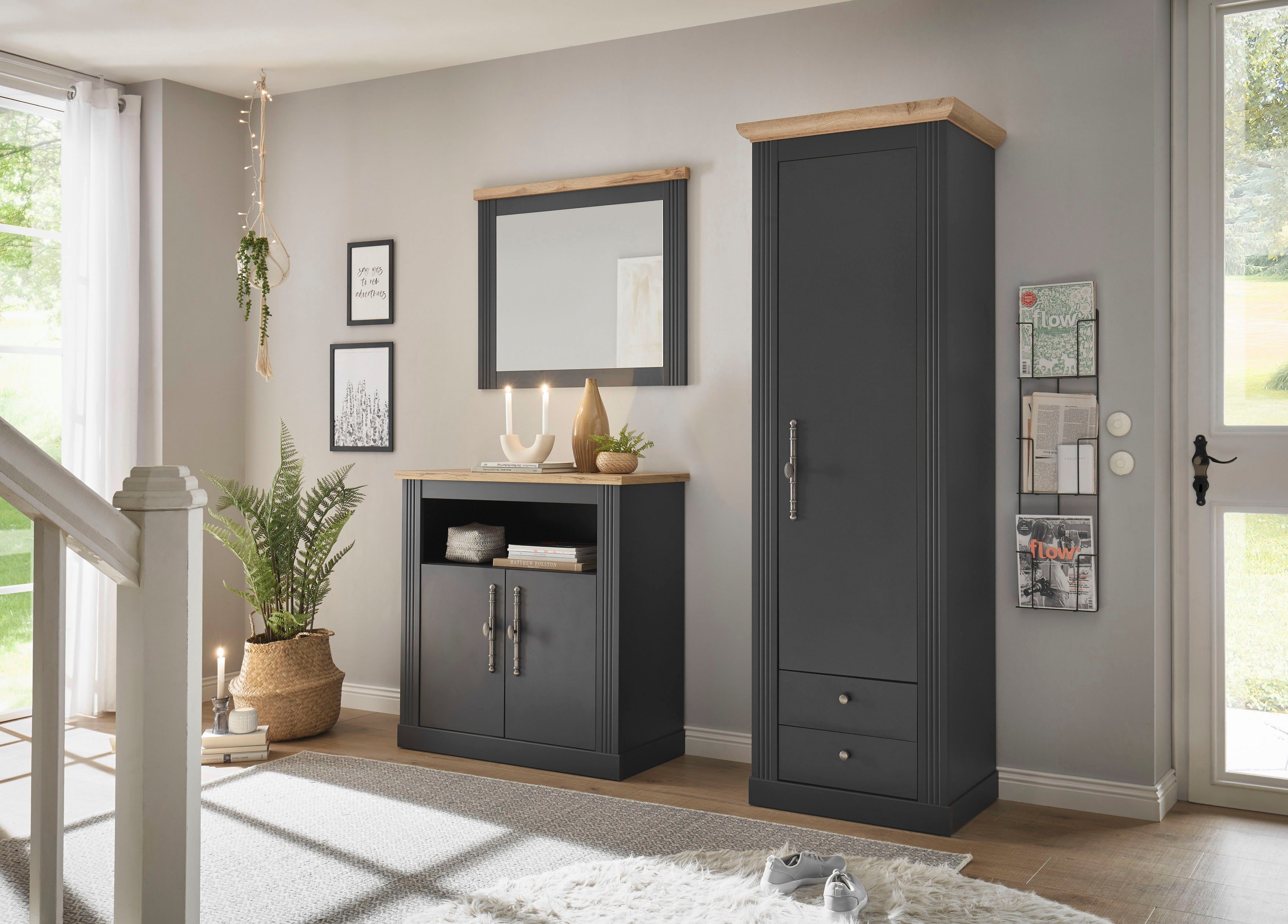 Home affaire Schuhschrank "WESTMINSTER TOPSELLER", (Höhe ca. 203 cm), im ro günstig online kaufen