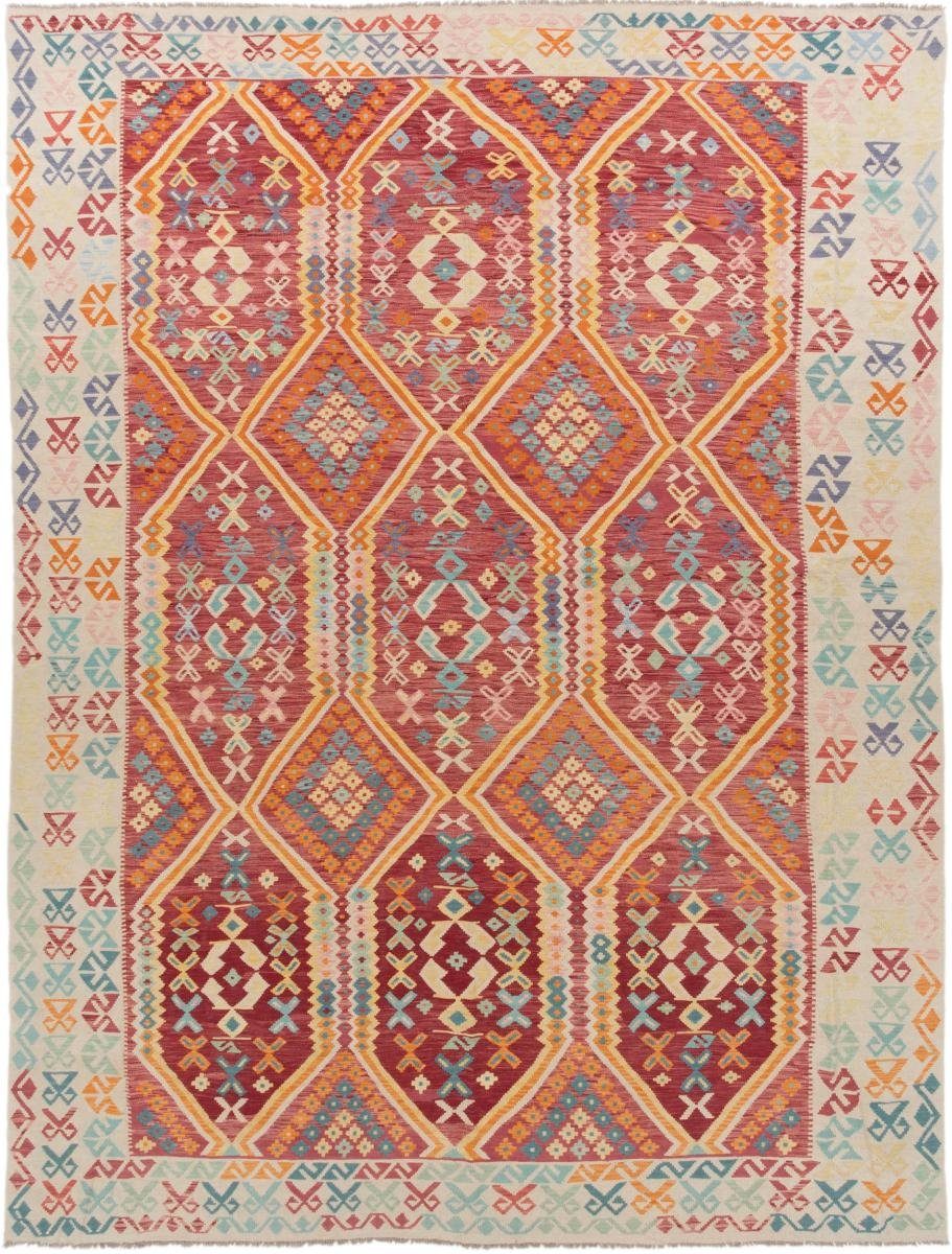 Orientteppich Kelim Afghan 301x398 Handgewebter Orientteppich, Nain Trading, rechteckig, Höhe: 3 mm