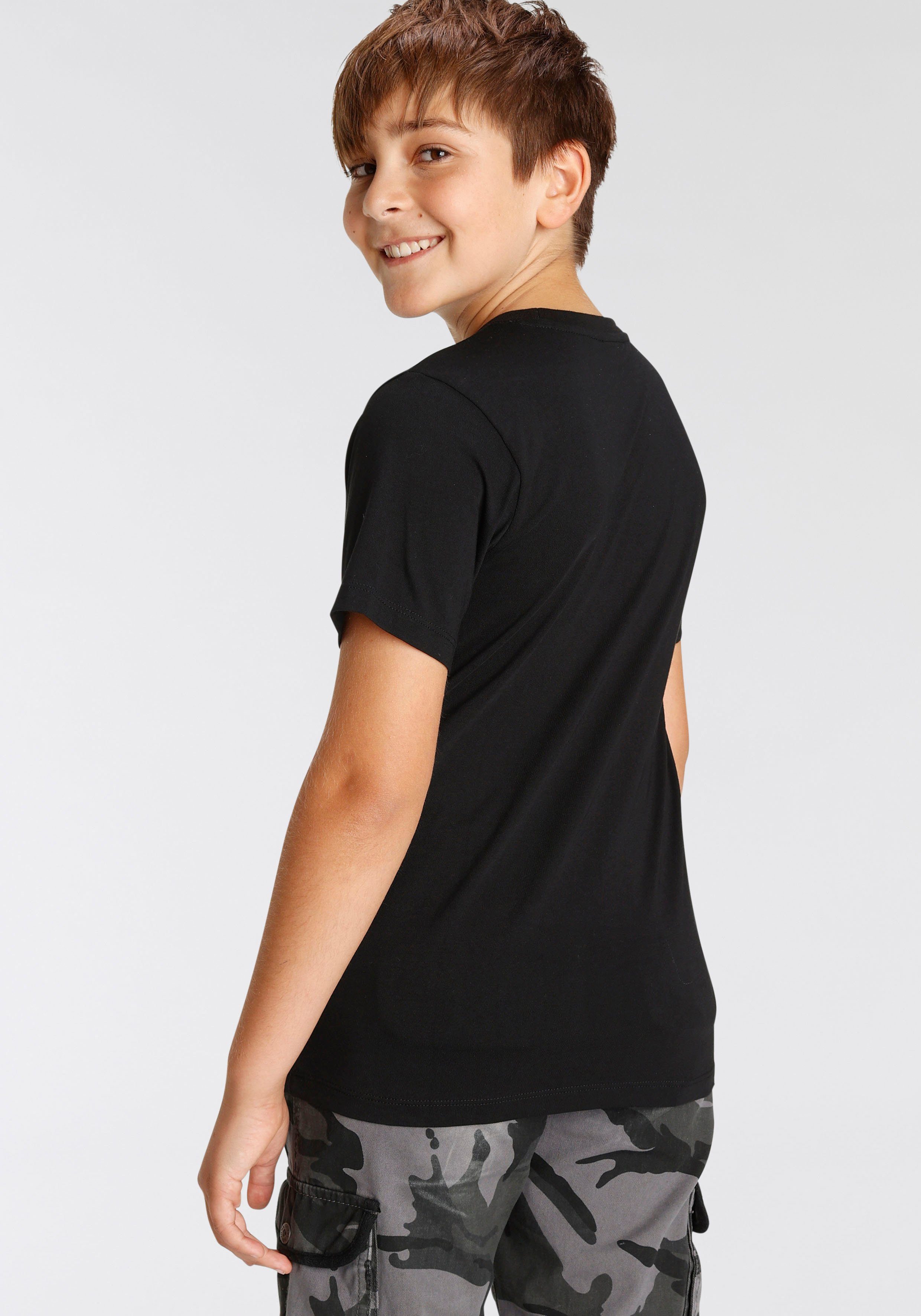 KIDSWORLD T-Shirt Skating - Druck Kurzarm, Basic-Passform, bedruckt, Rundhalsausschnitt
