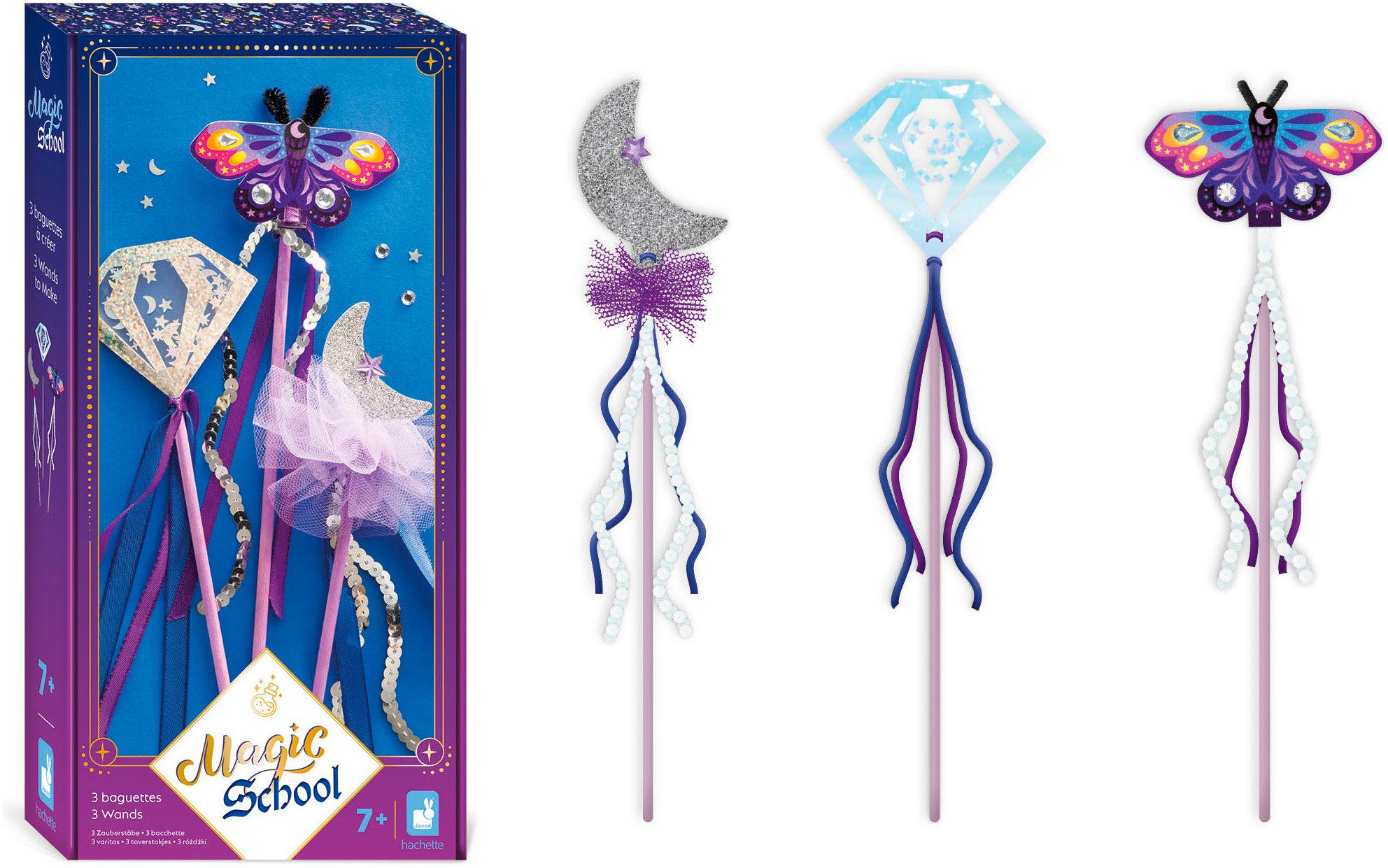 Janod Kreativset Magic School - Zauberstäbe
