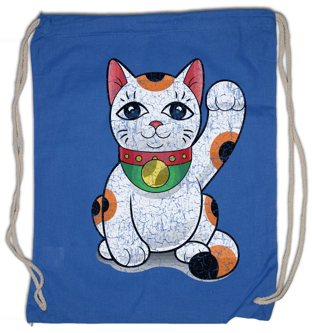 Turnbeutel Maneki Neko VI Turnbeutel Cat Katze Winkekatze Maneki-Neko Manekineko