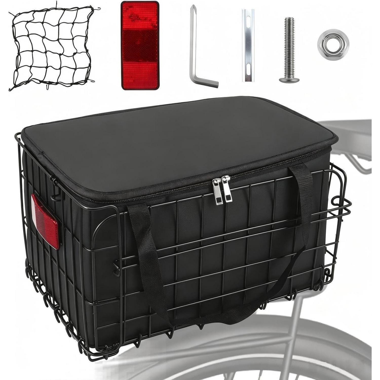 LuxusKollektion Fahrrad-Gepäckträger Fahrradkorb Gepäckträger faltbar (1-St)