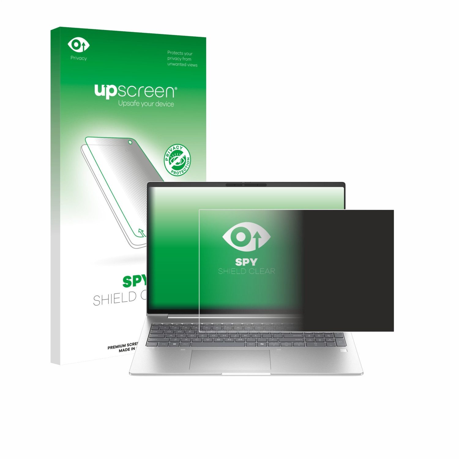 upscreen Displayschutzfolie Sichtschutzfolie für HP EliteBook 6 G1a 16", Anti-Spy Privacy Sichtschutz Blickschutzfolie Blaulicht-Schutz