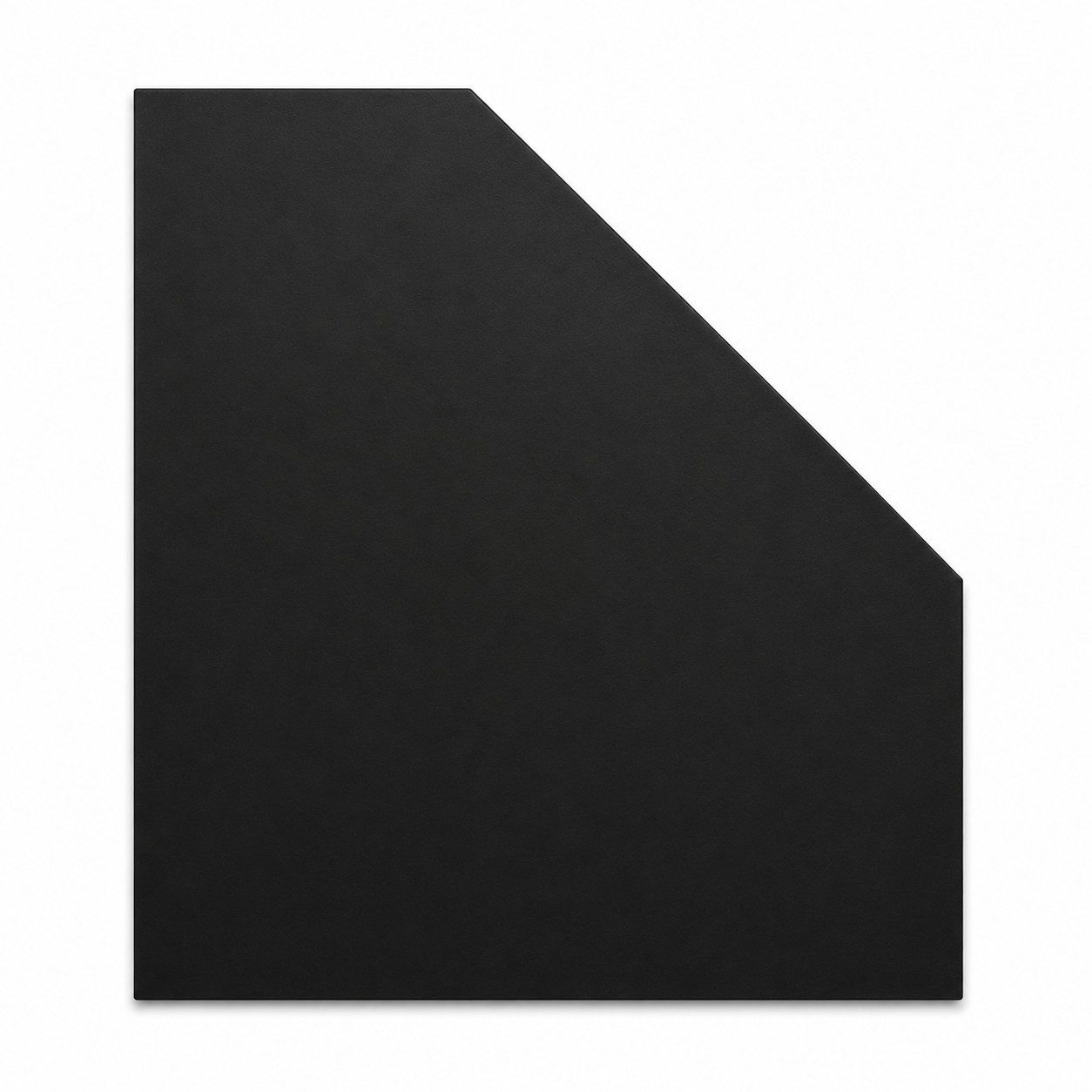 Hanseatic Bodenschutzplatte für Kaminöfen Fünfeck 110 Stahl, 1-St., Stahl-Fünfeck, 110 x 110 cm, 2mm Stärke, schwarz, zum Funkenschutz