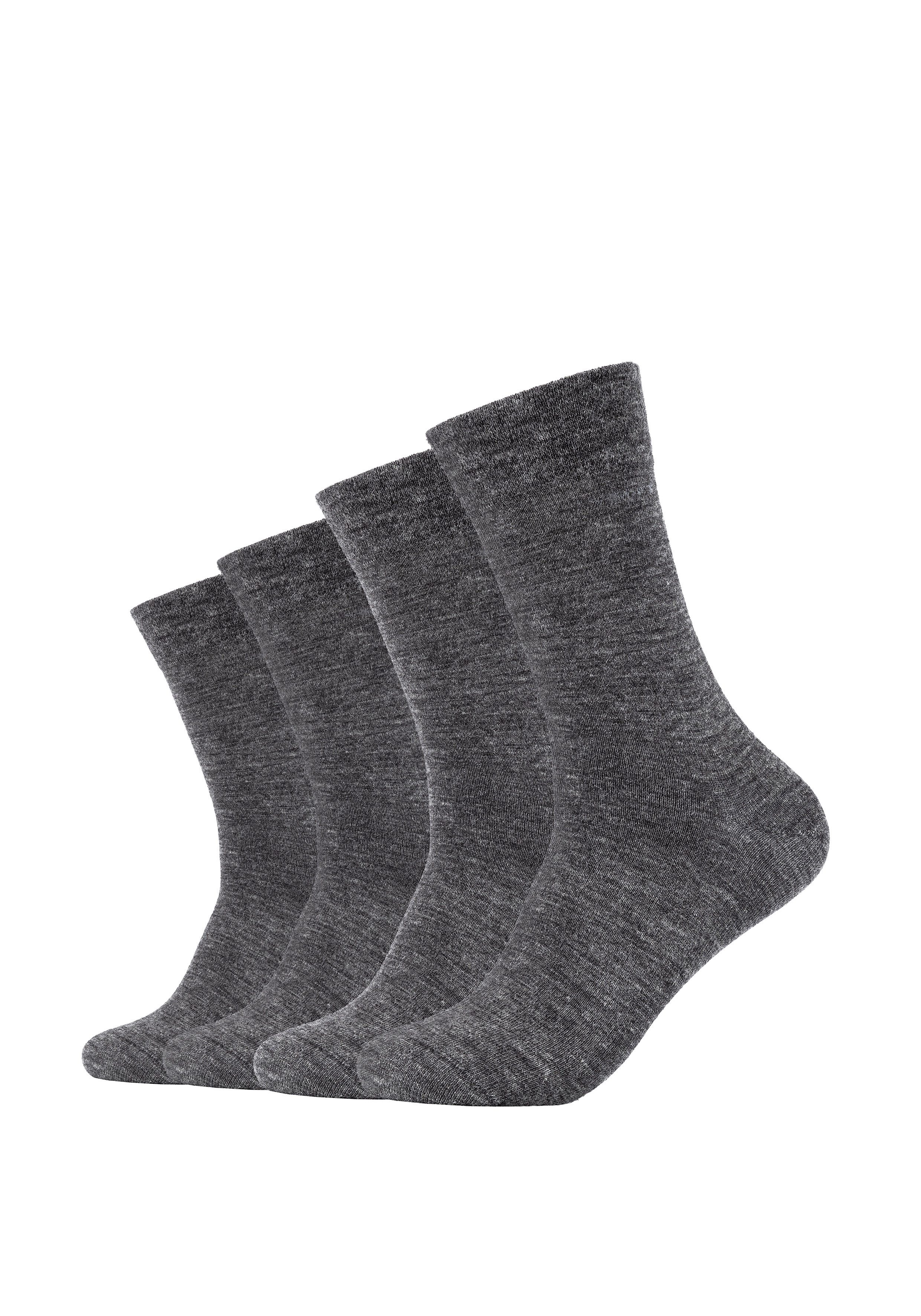 Camano Socken ca-soft (4 Paar) mit hohem Wollanteil