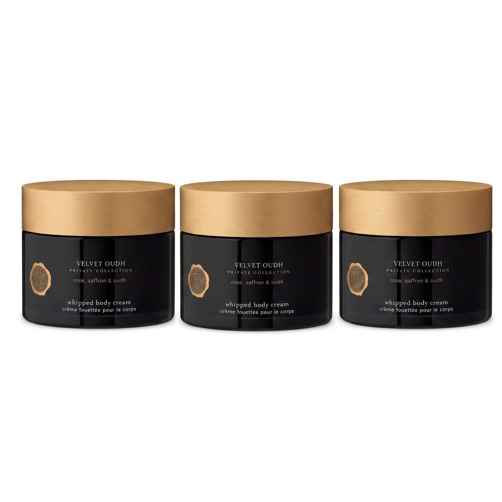 Rituals Körpercreme Rituals Velvet Oudh Body Cream 3er Set, Vorteilspack mit drei Körpercremes für langanhaltende Pflege