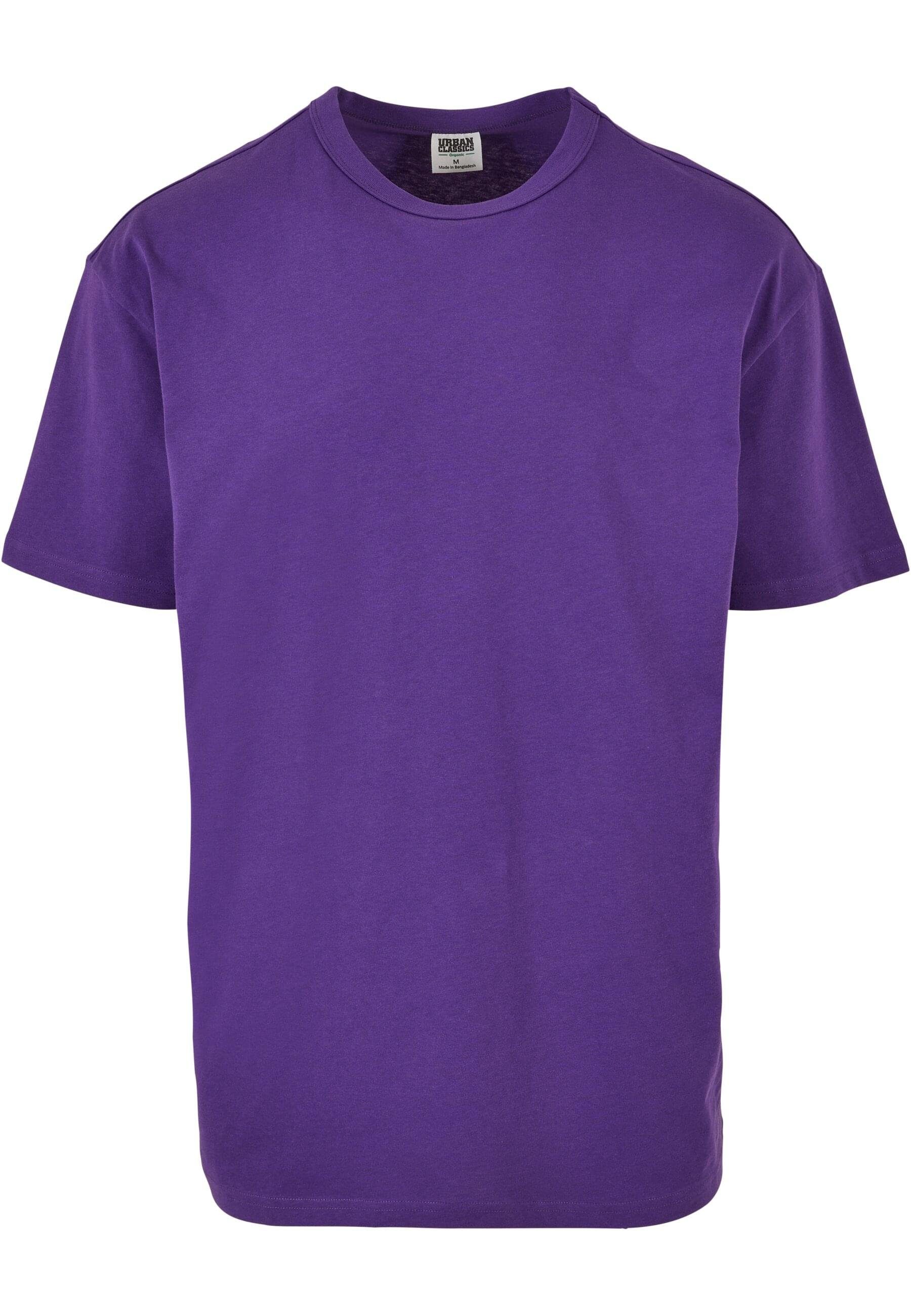 (1-tlg) Herren CLASSICS Organic Tee Basic T-Shirt realviolet URBAN