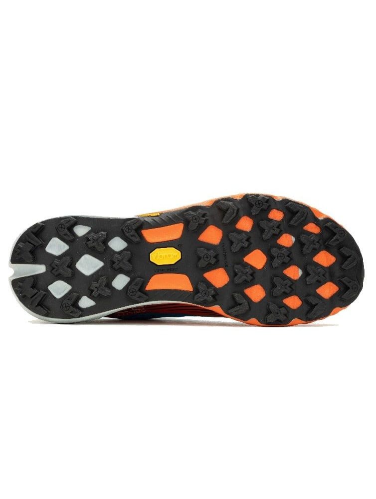Merrell Agility Peak 5 GTX (wasserdicht, Rock Plate) hellblau/orange Herren Laufschuh