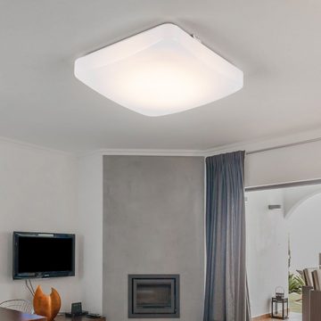 etc-shop LED Deckenleuchte, LED-Leuchtmittel fest verbaut, Warmweiß, Deckenleuchte Deckenlampe Wohnzimmerleuchte Esszimmerlampe Küche