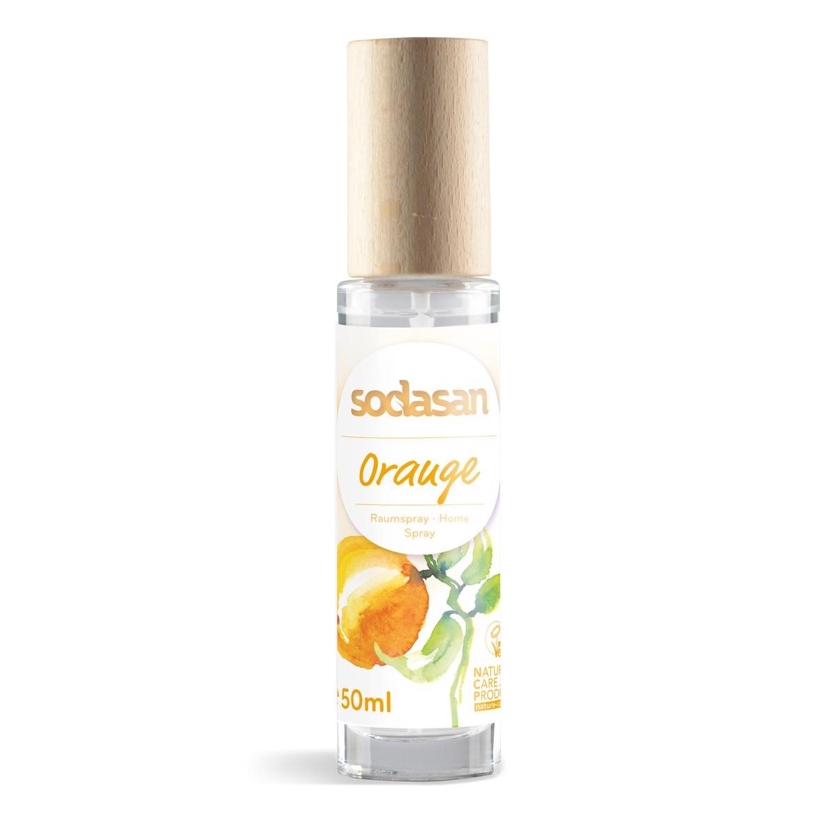 Sodasan Raumduft Sodasan Raumspray Sunny Orange Bergamot 0,05L Lufterfrischer (1er Pack