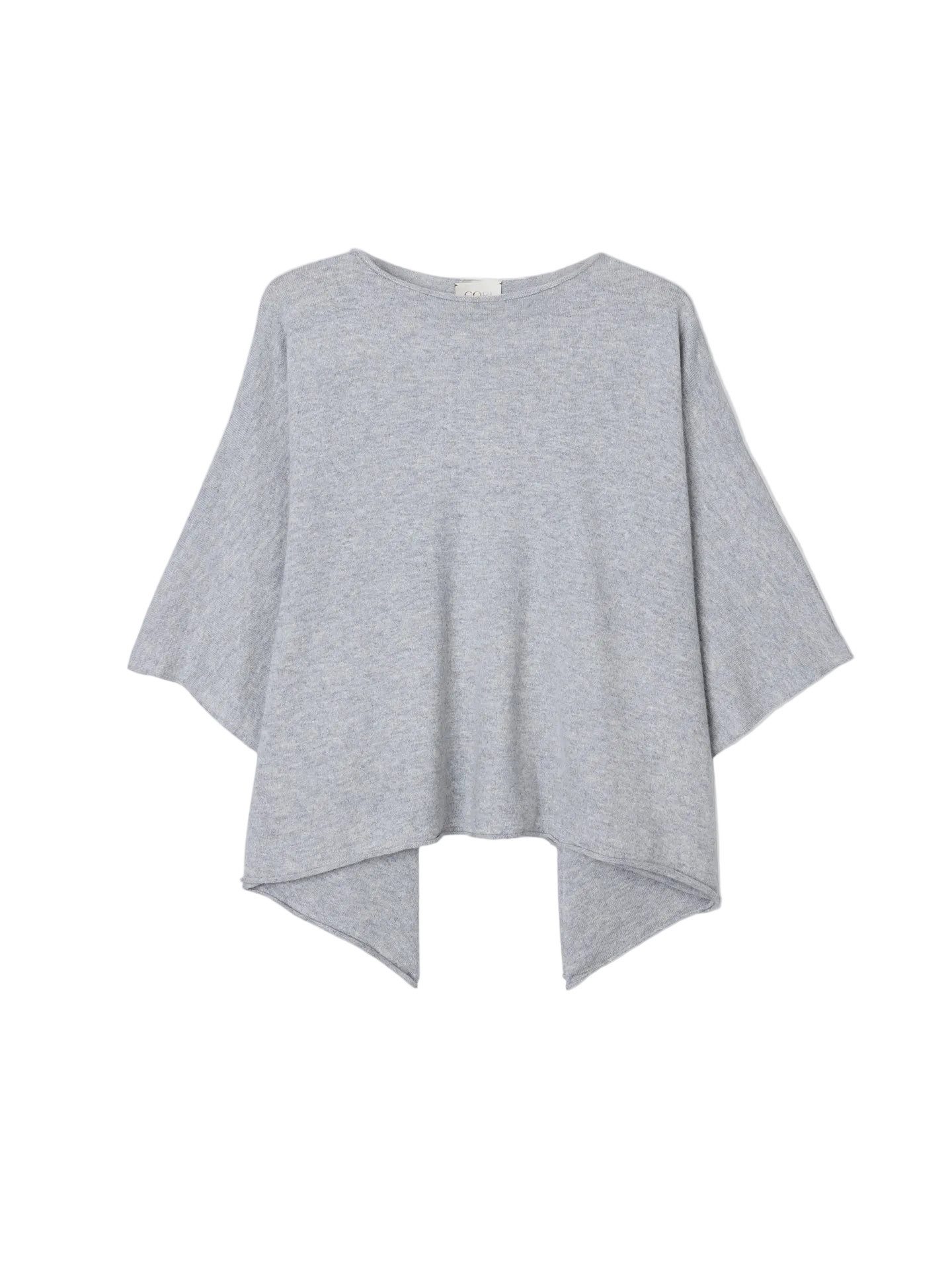 GOBI Cashmere Poncho Timeless Kaschmir-Poncho mit Bootsausschnitt