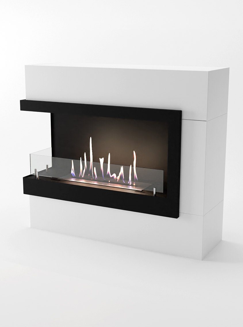 GLOW FIRE Echtfeuer-Dekokamin Halden Mini links Ethanol Kamin, Bioethanol K günstig online kaufen