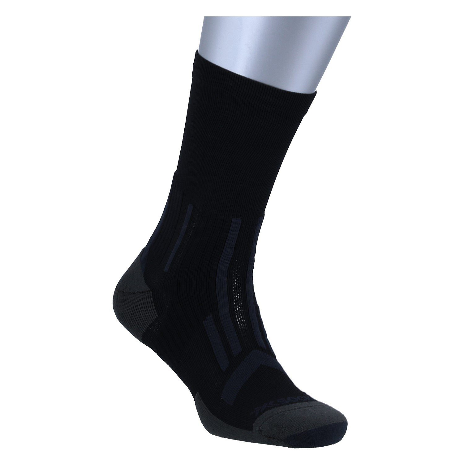 X-Socks Laufsocken Trailrun Perform Crew (für Traillaufe) schwarz/charcoal Herren
