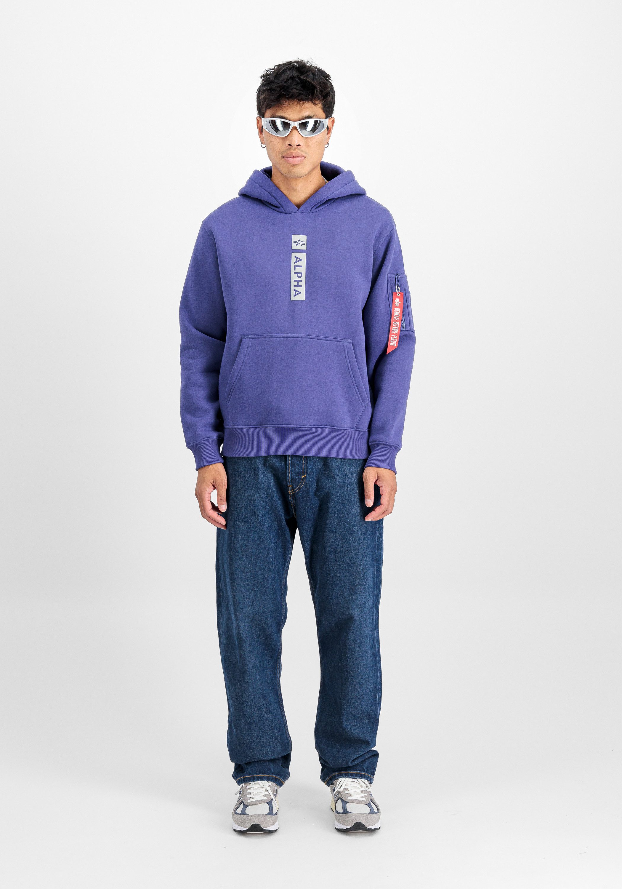 Alpha Industries Hoodie Alpha Puff Print Hoodie