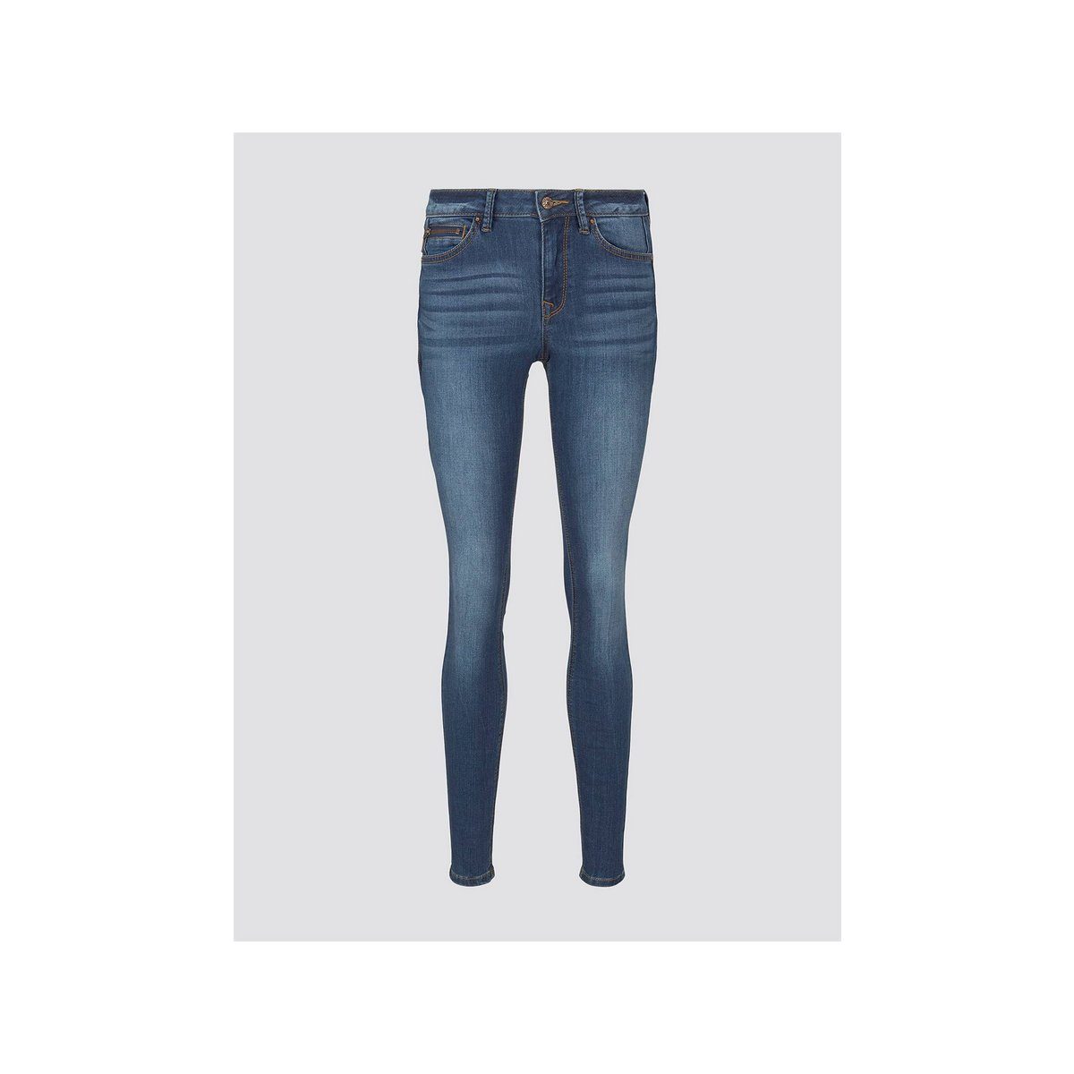 TOM TAILOR 5-Pocket-Jeans blau regular (1-tlg)