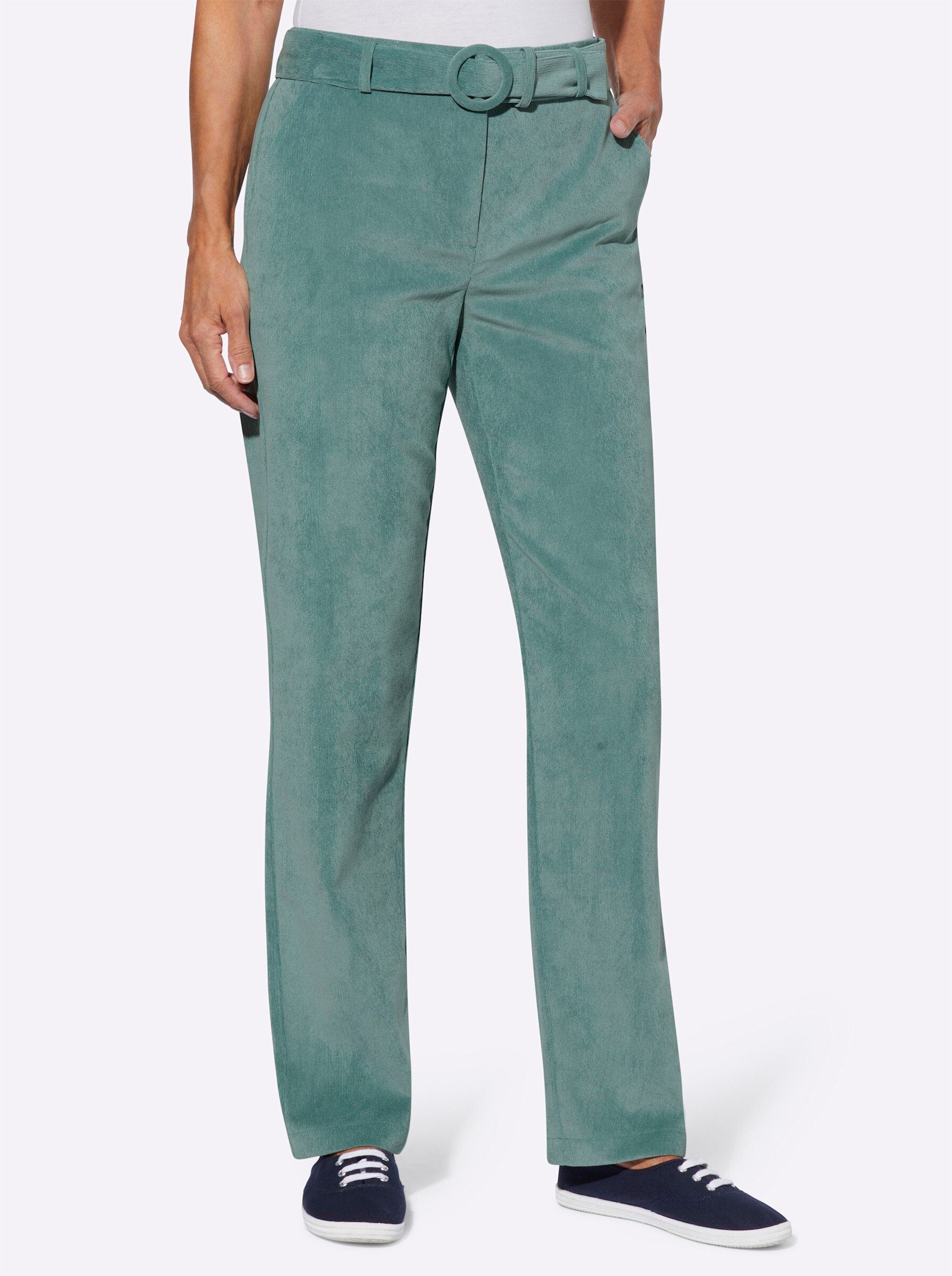 Sieh an! Jerseyhose Cordhose Innenbeinlänge ca. günstig online kaufen