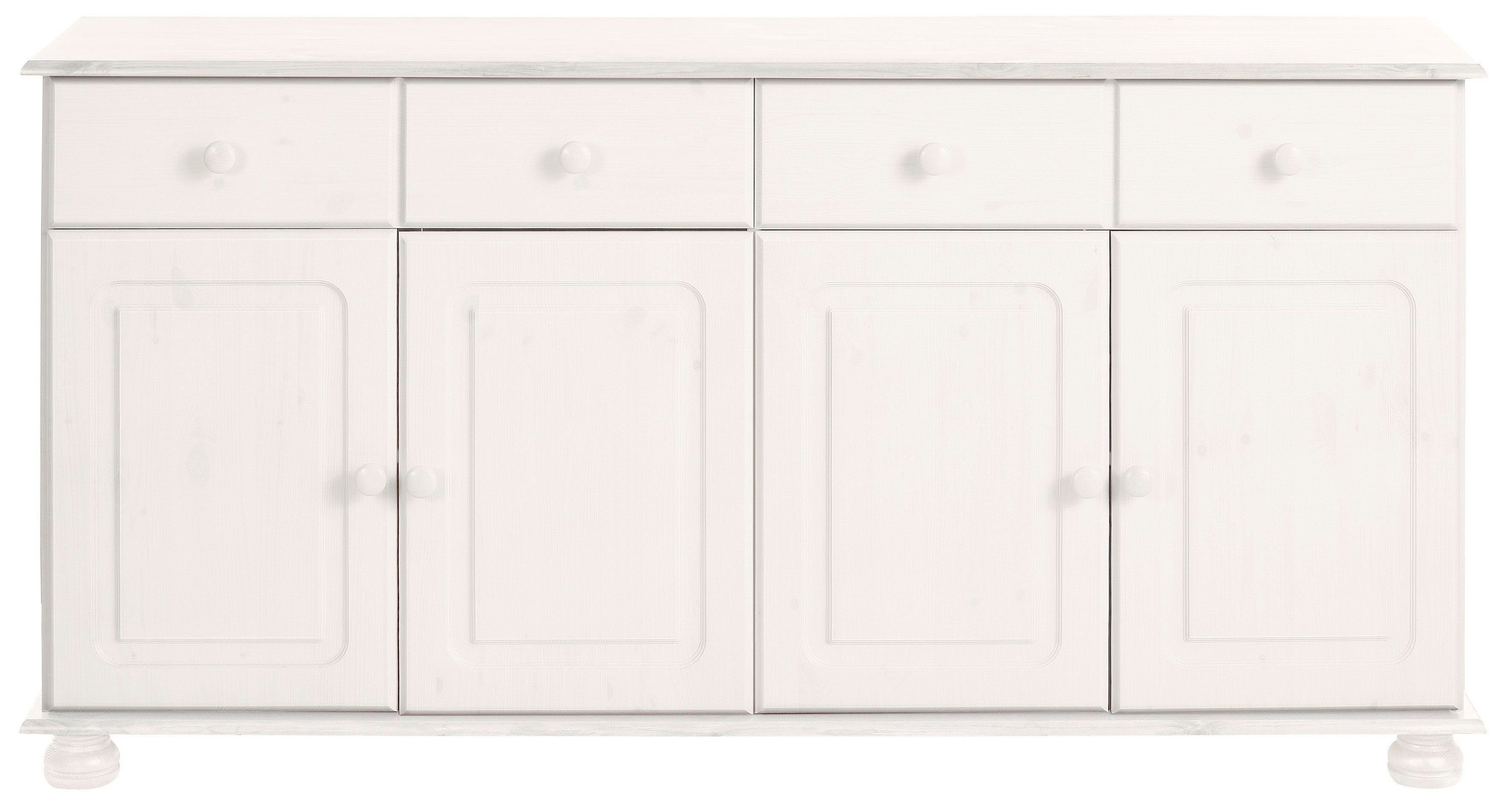 Home affaire Sideboard Mette, aus massivem Kiefernholz, in weiteren Farbvarianten, Breite 156 cm