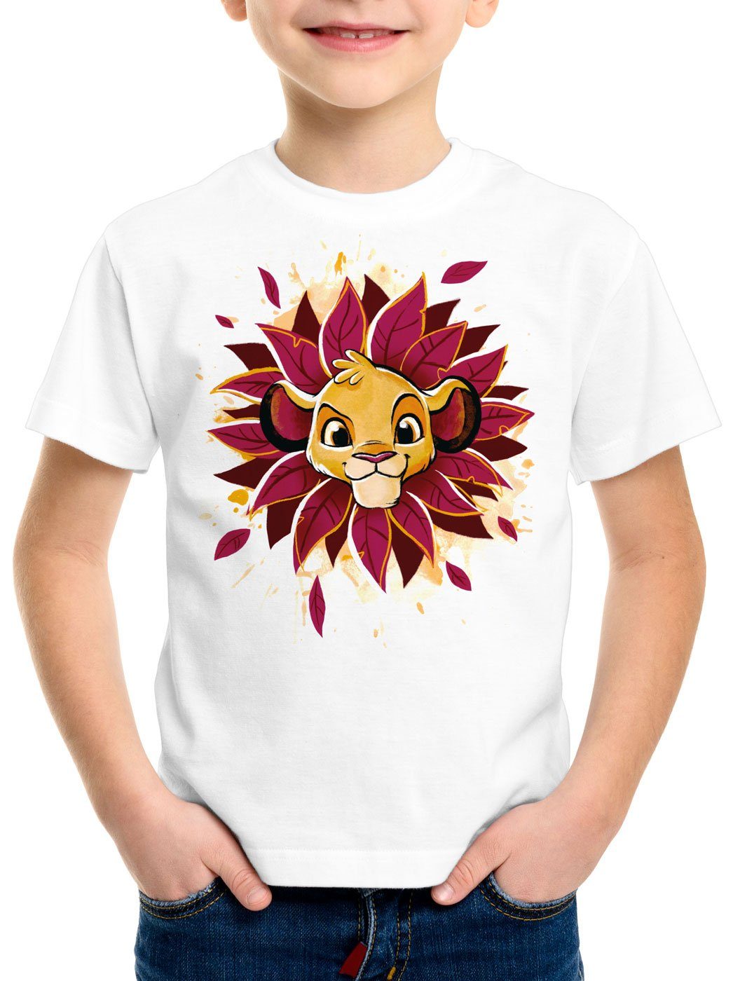 style3 T-Shirt King Simba hakuna löwe afrika savanne könig der löwen