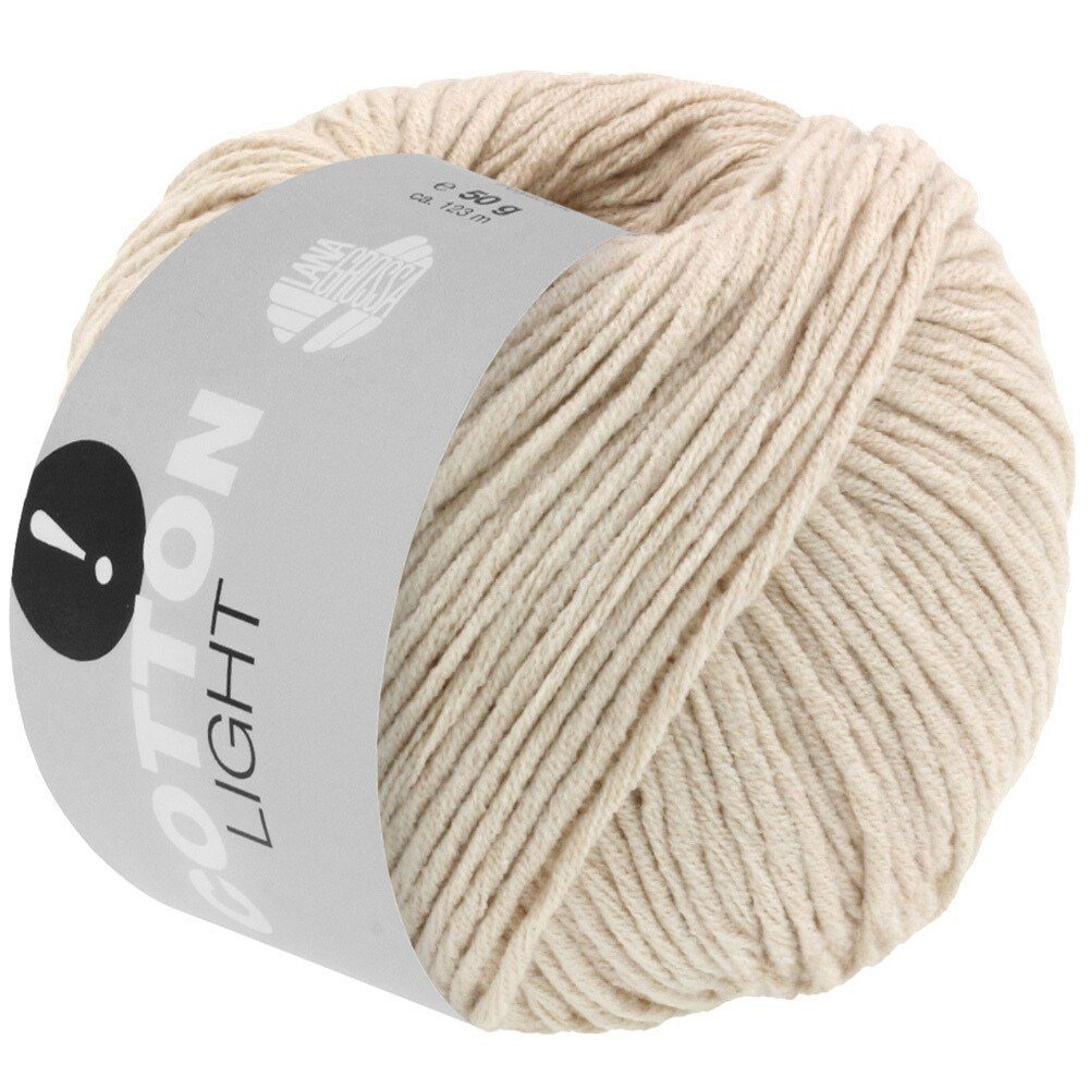 LANA GROSSA COTTON LIGHT AKTION! Häkelwolle, 123 m (Multifile Baumwollmischung), 50 g