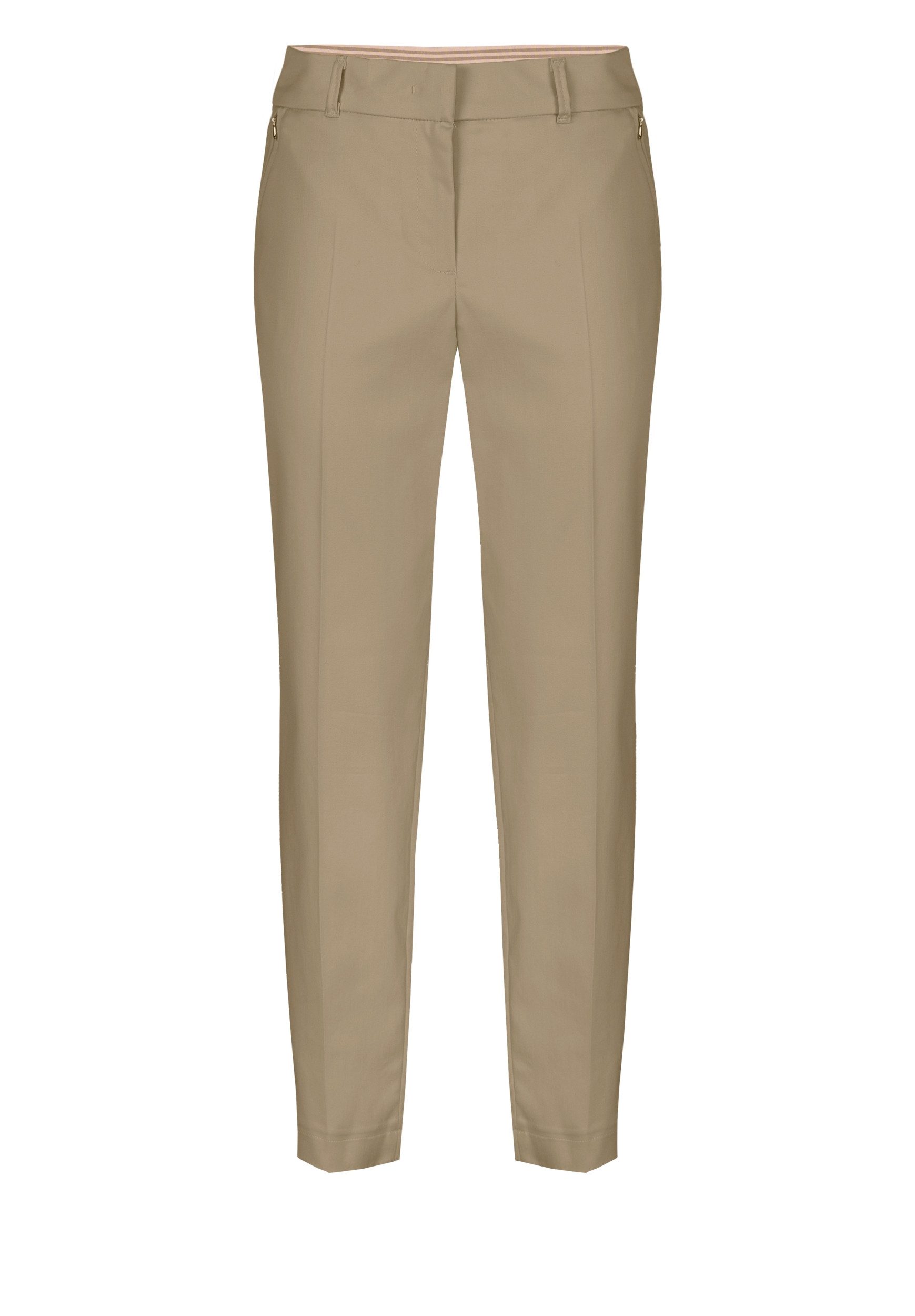 bianca Stoffhose – Stoffhose mit schmalem Bein und Eingrifftaschen Eingrifftaschen