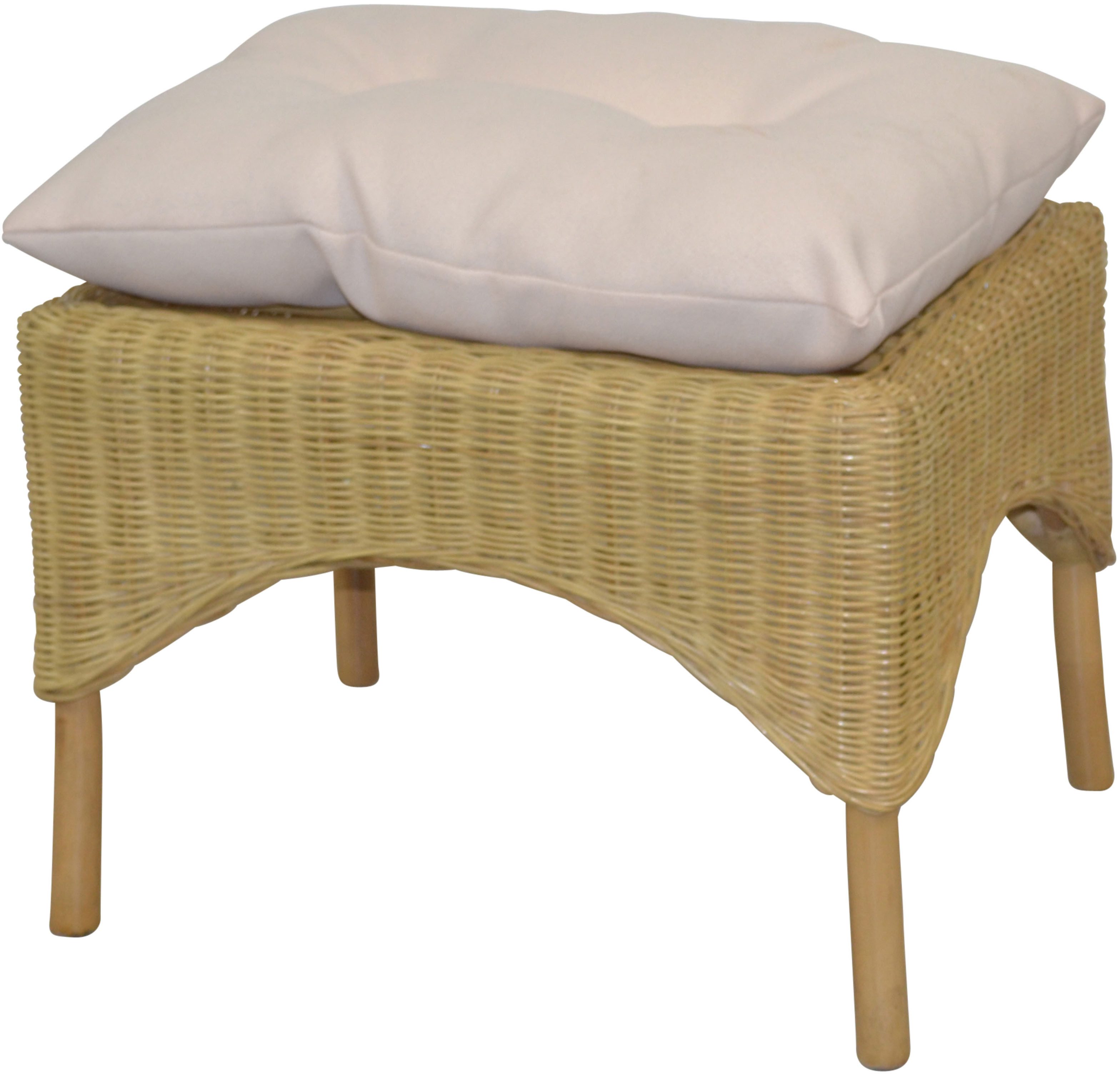 HOFMANN LIVING AND MORE Sitzhocker (1 St., Inklusive Sitzkissen), Hocker mit Kissen