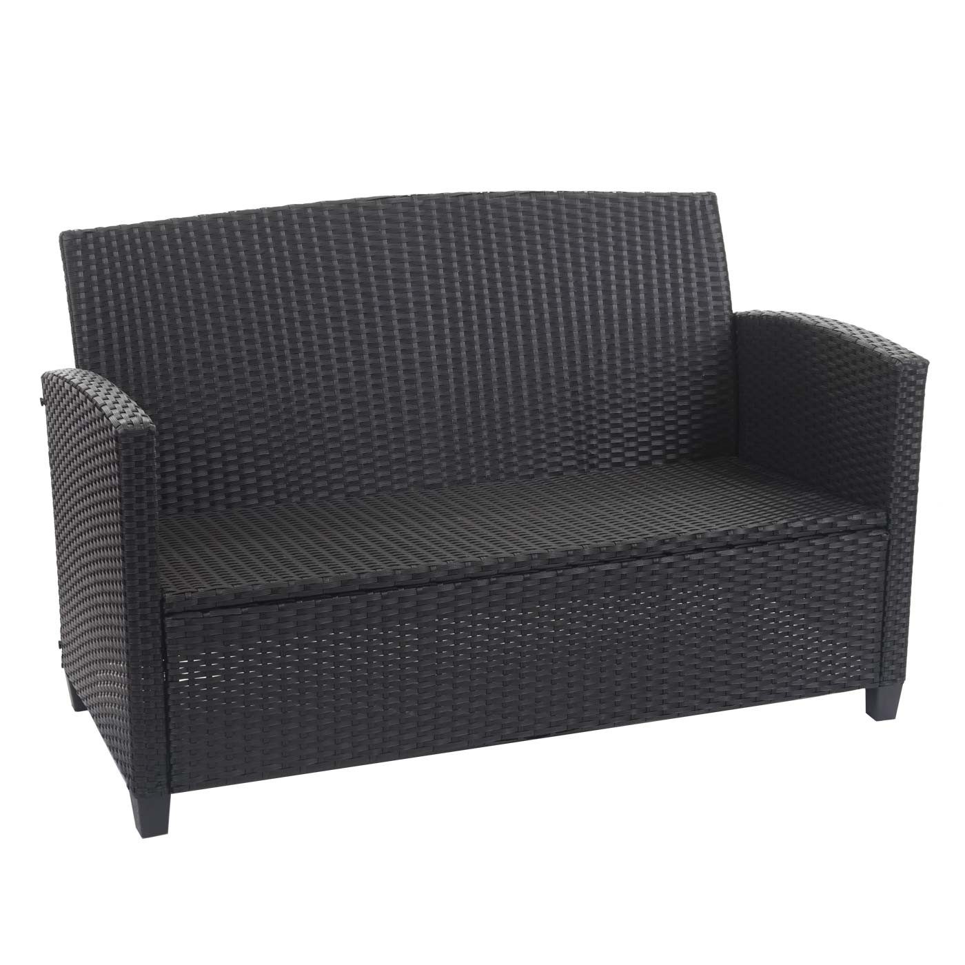 PROREGAL® Gartenlounge-Set XXL Poly-Rattan Garnitur Balkon-Set Sitzgruppe mit Kissen
