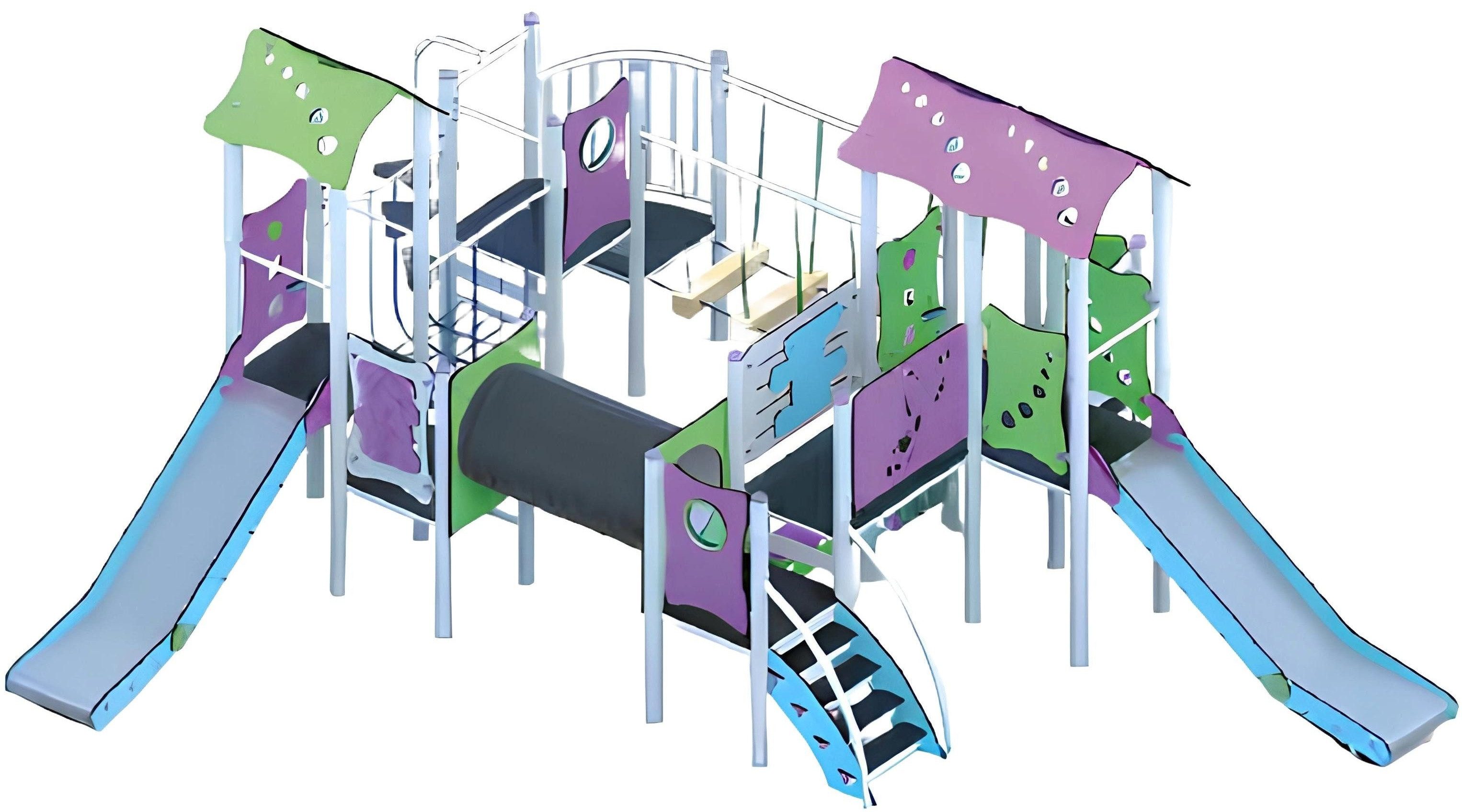 Xlmoebel Spielturm Bequeme Spielzone für Kinder aus hochwertigen Materialien, Hergestellt in Europa