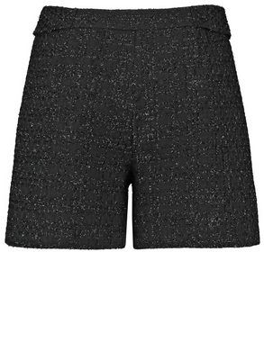 Taifun Stoffhose Tweed Shorts mit Glanzgarn